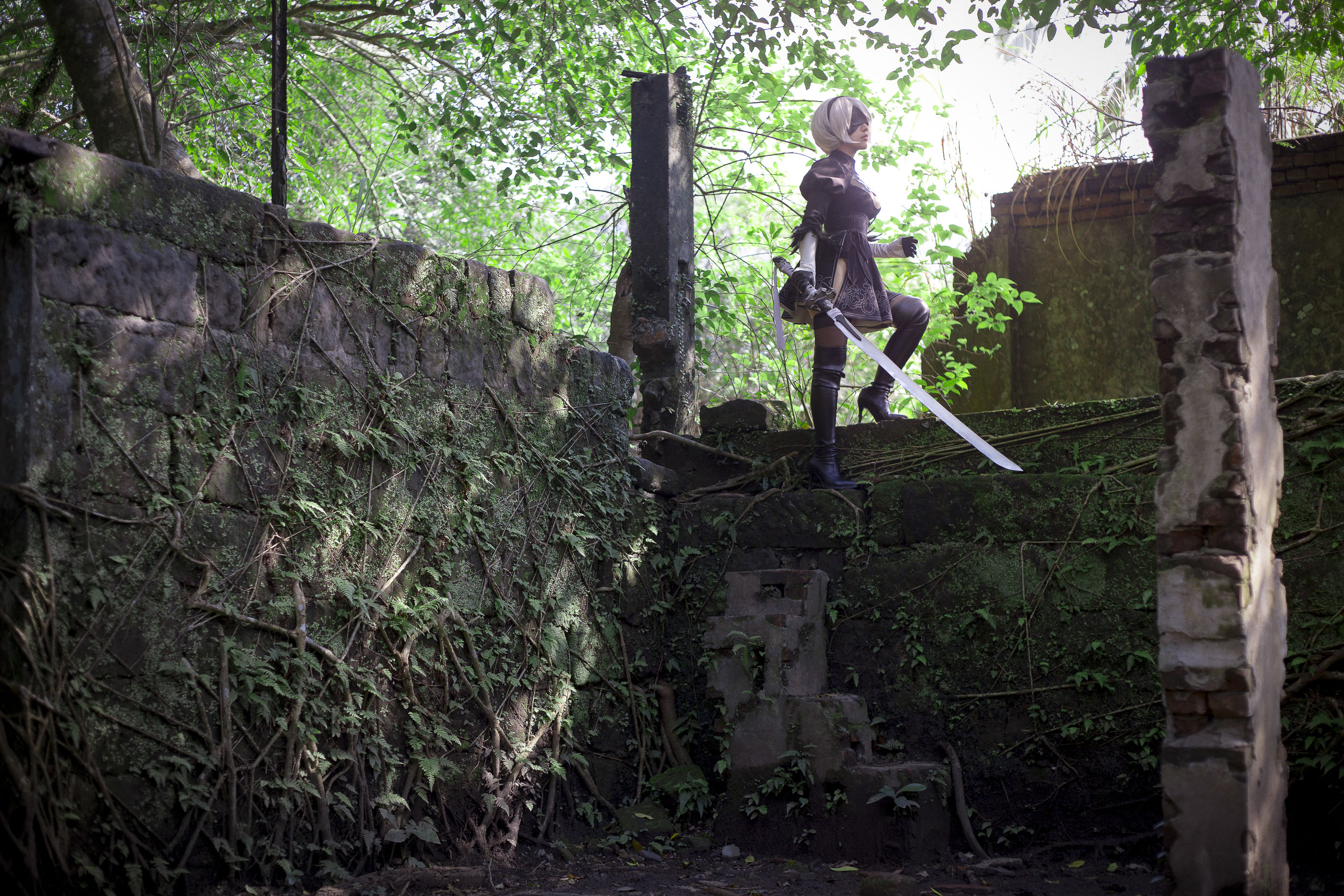 Cos妹子千寻 – 2B Cosplay-第6张