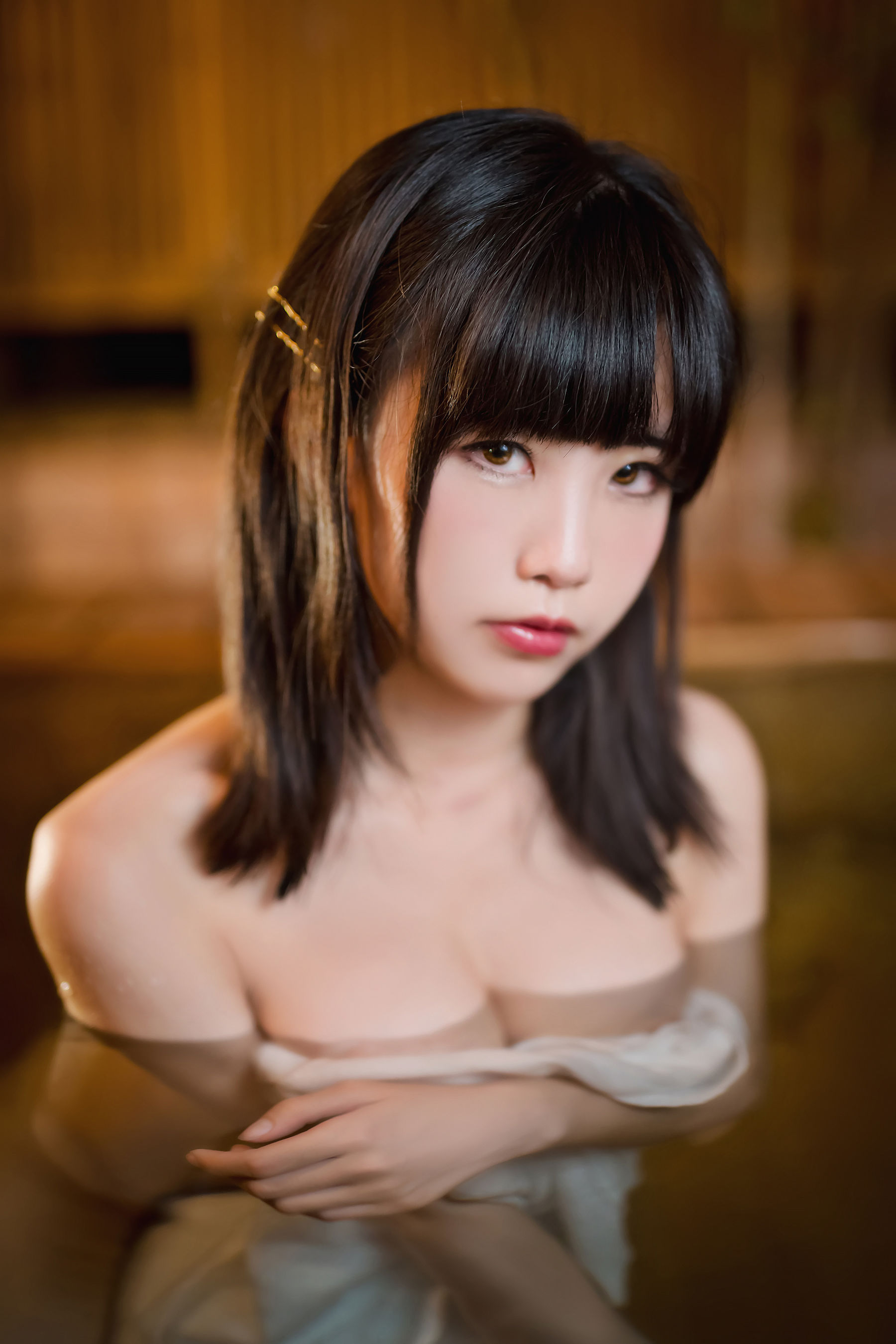 动漫博主水淼aqua – 温泉和服 Cosplay-第4张