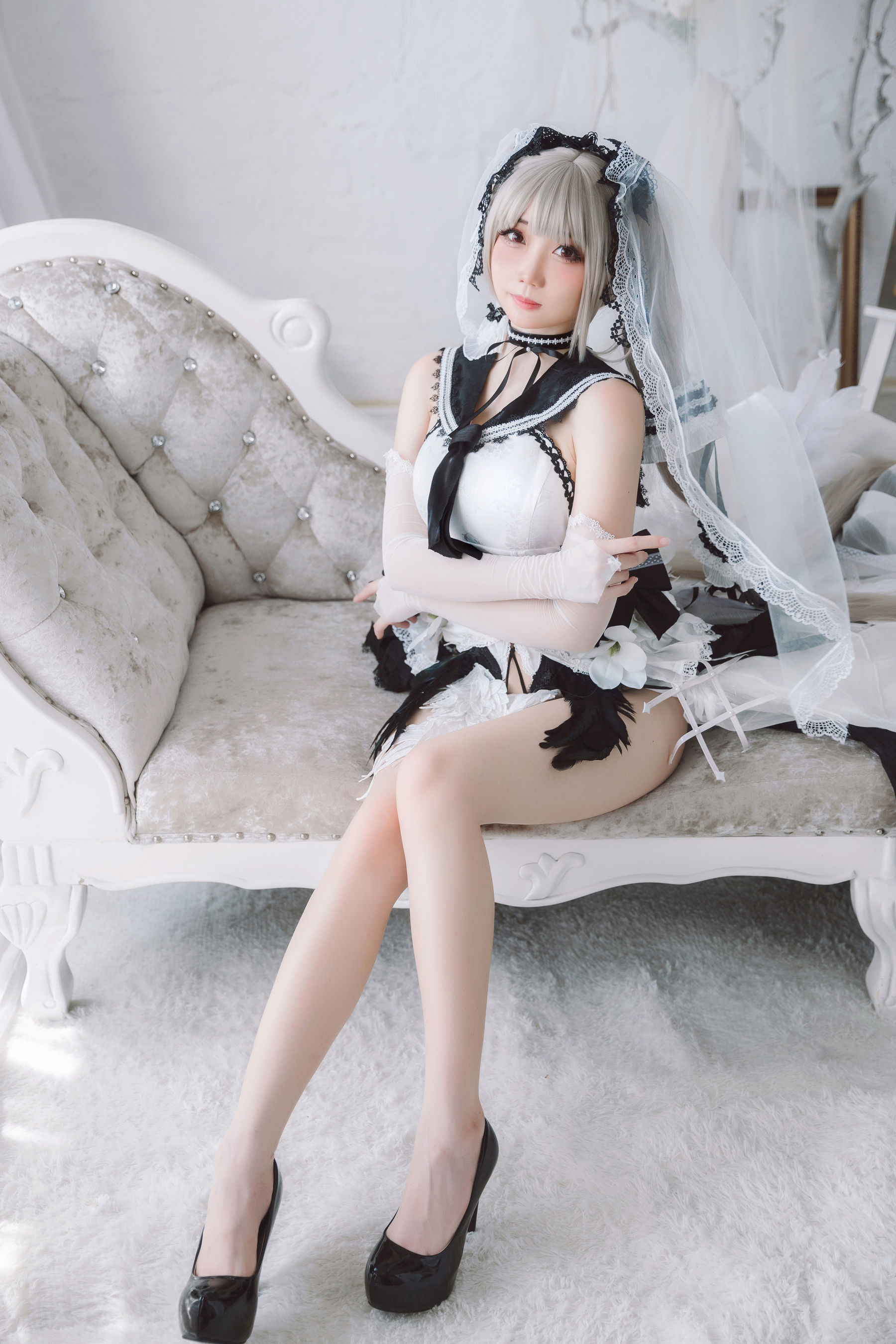焖焖碳 – 可畏礼服 Cosplay-第1张