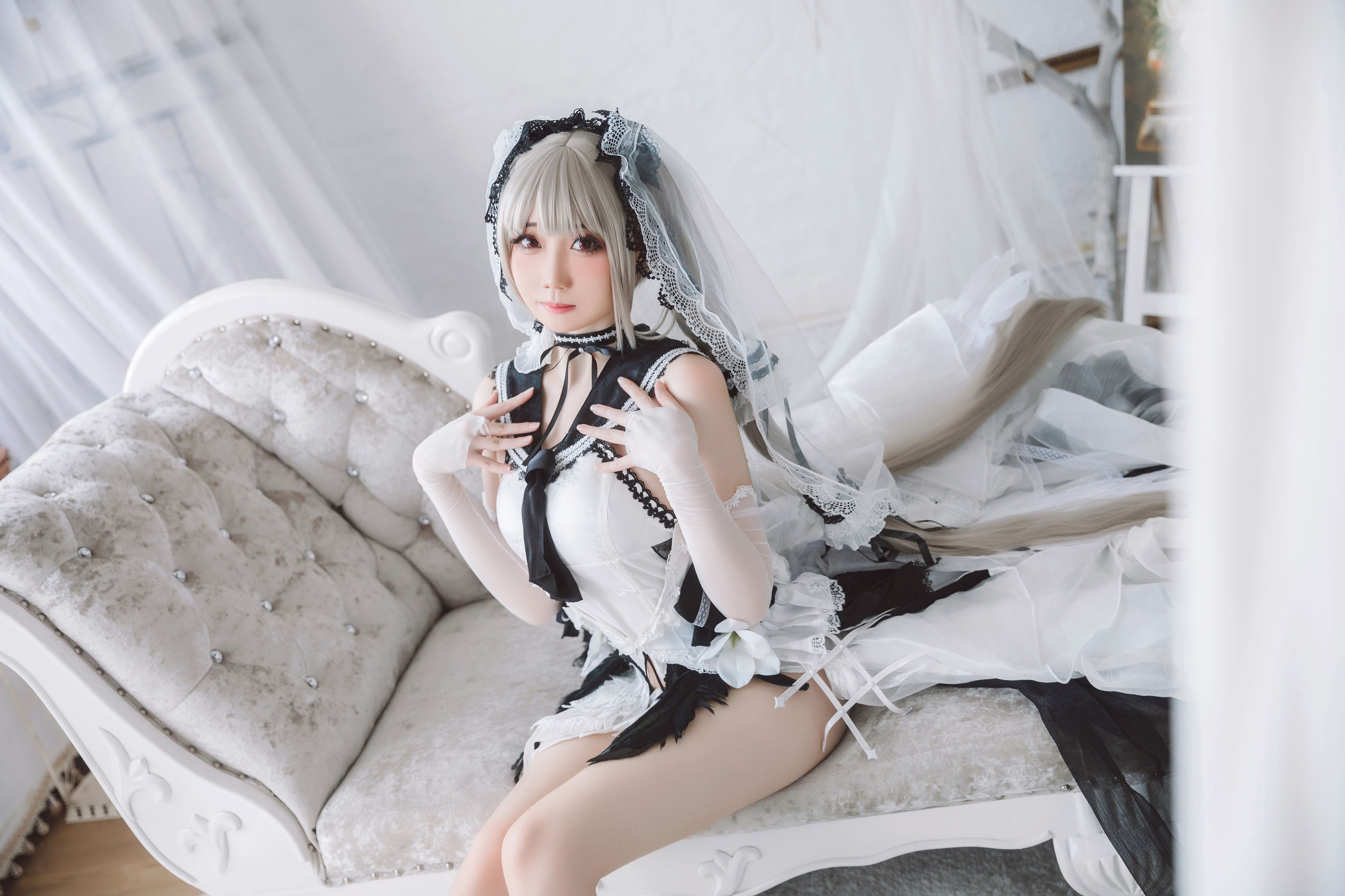 焖焖碳 – 可畏礼服 Cosplay-第33张