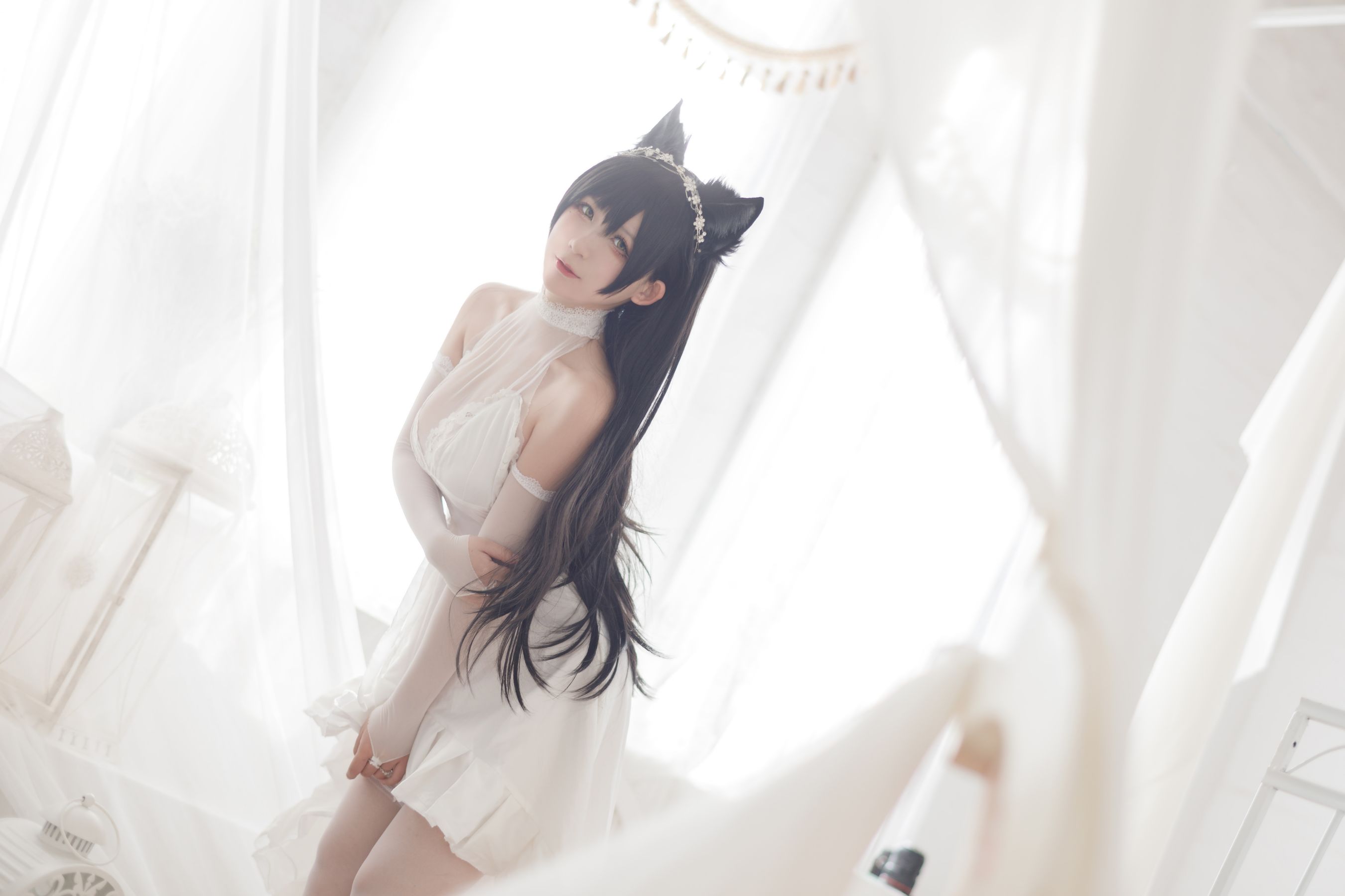 动漫博主樱落酱w – 爱宕花嫁 Cosplay-第7张
