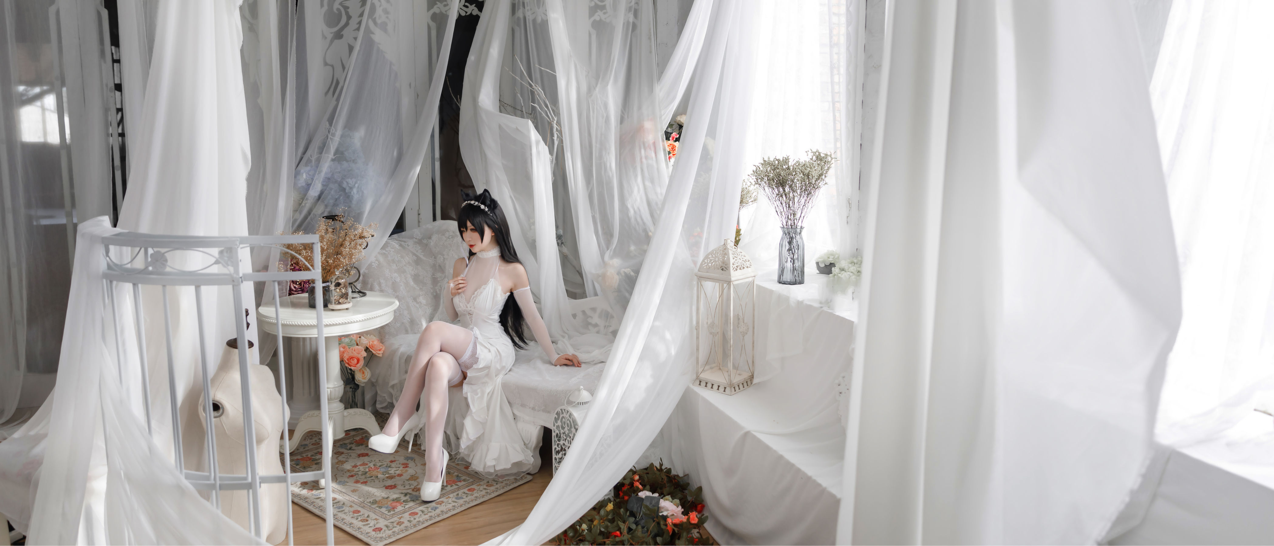 动漫博主樱落酱w – 爱宕花嫁 Cosplay-第16张