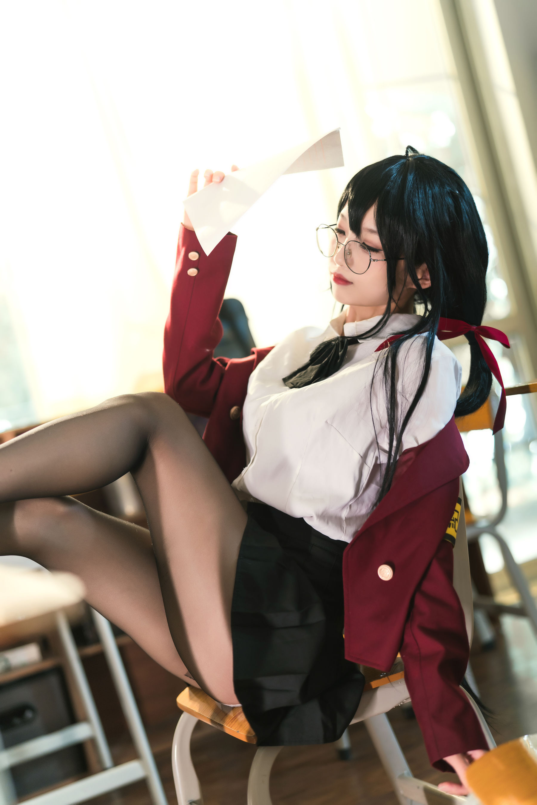 狐玖玖 – 碧蓝航线 大凤JK Cosplay-第3张