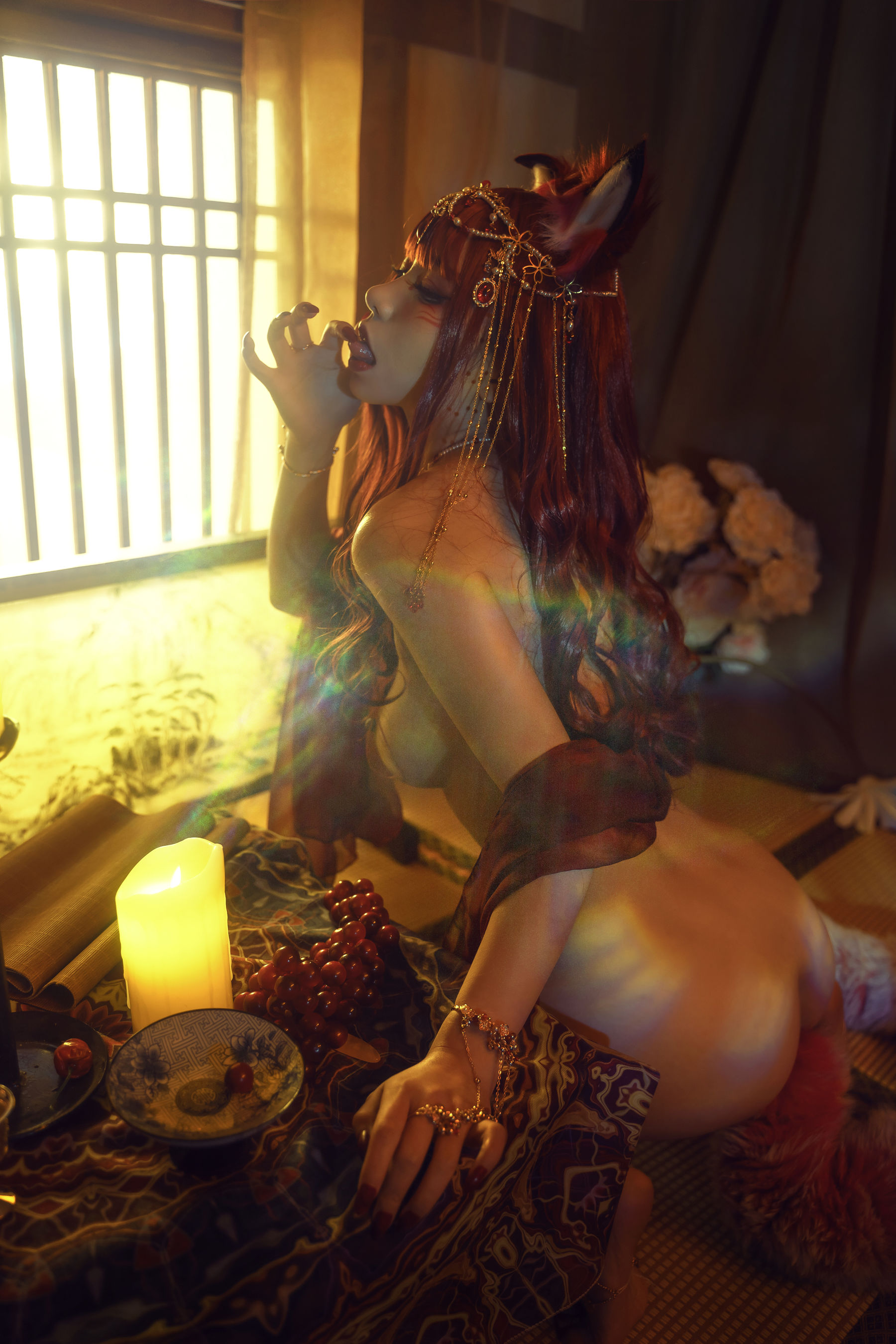 爆机少女喵小吉 – 狐妖・楚佩湘弦 Cosplay-第3张