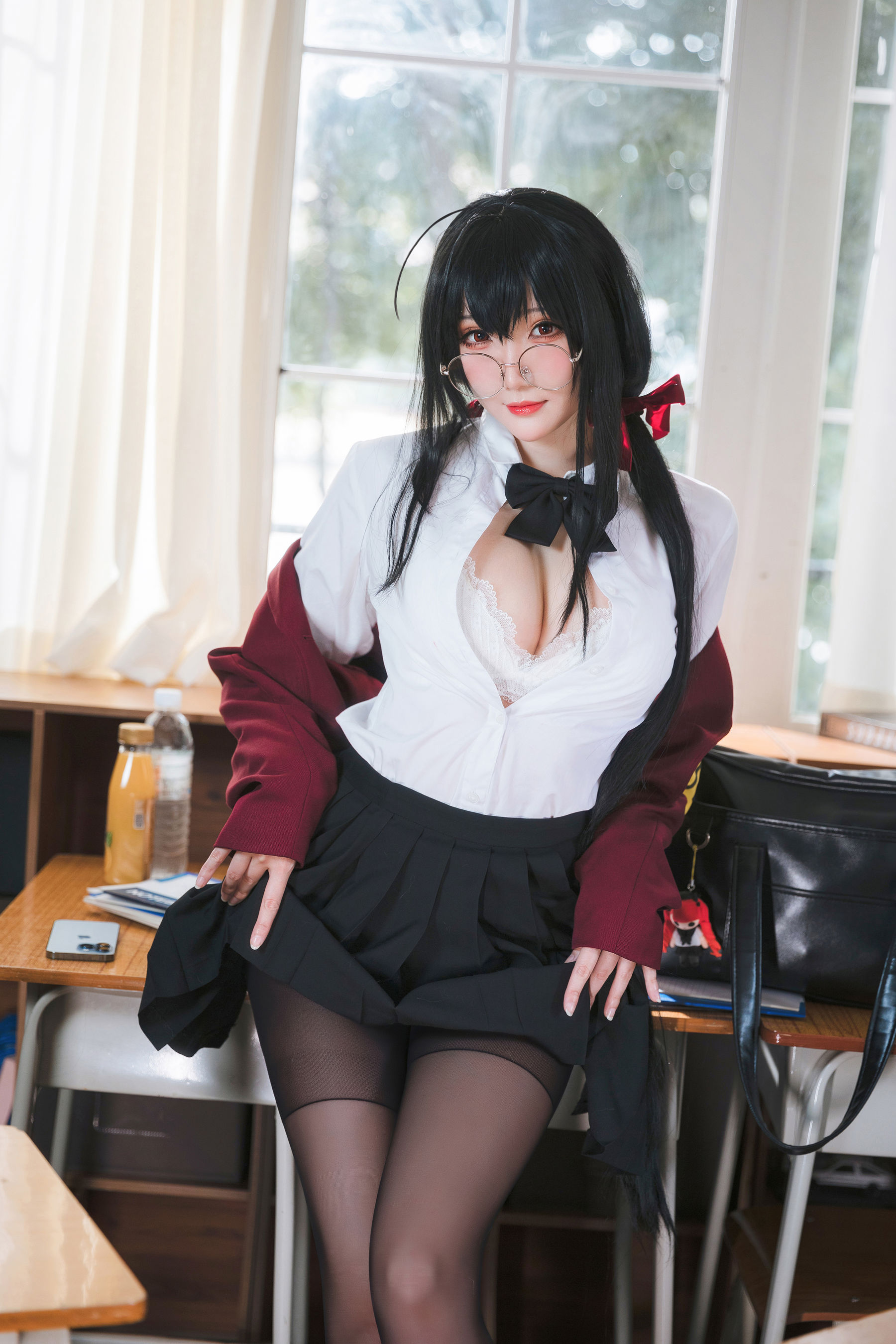 Coser瓜希酱福利 – 大凤JK Cosplay-第8张