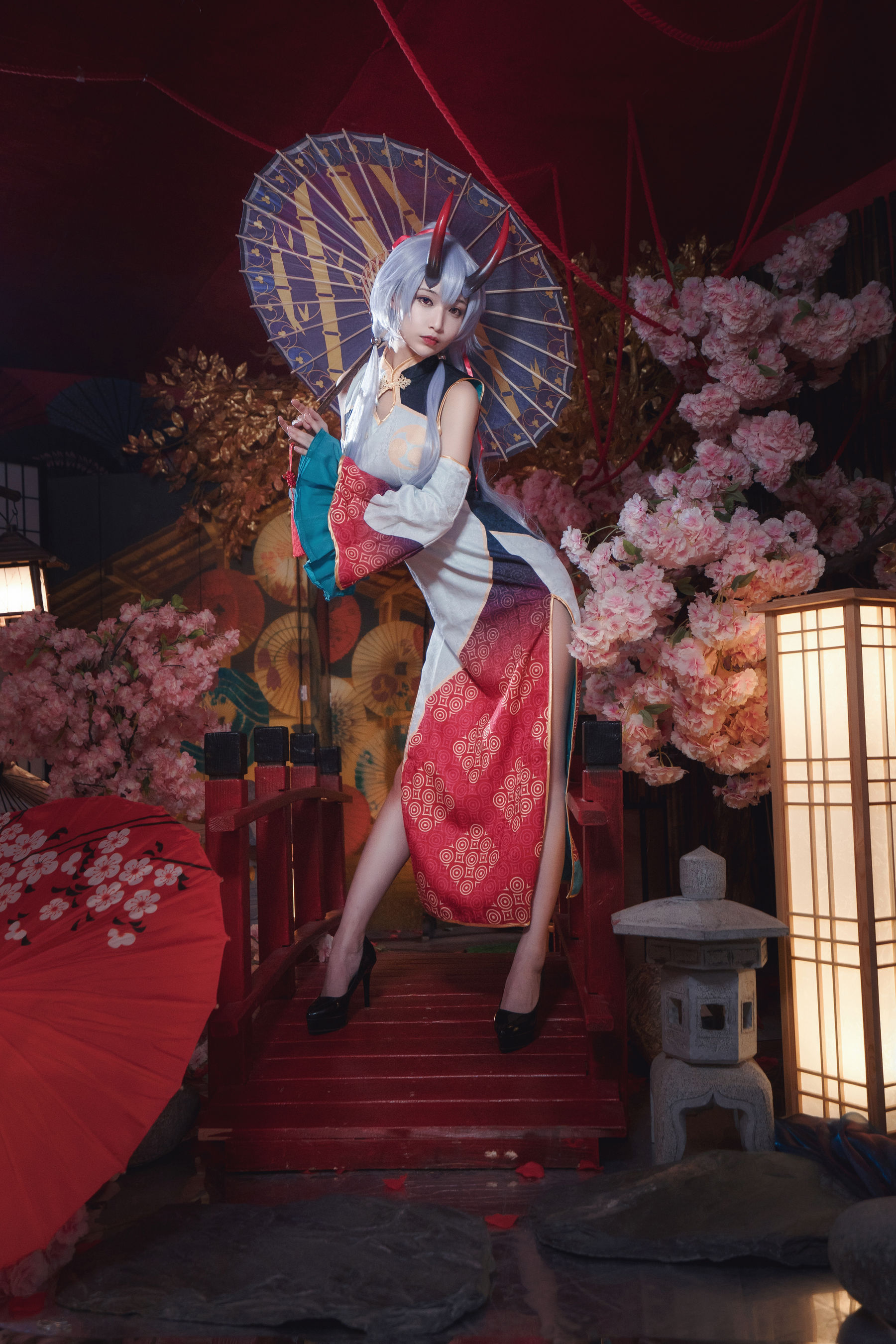 动漫博主铁板烧鬼舞w – 巴御前 Cosplay-第1张