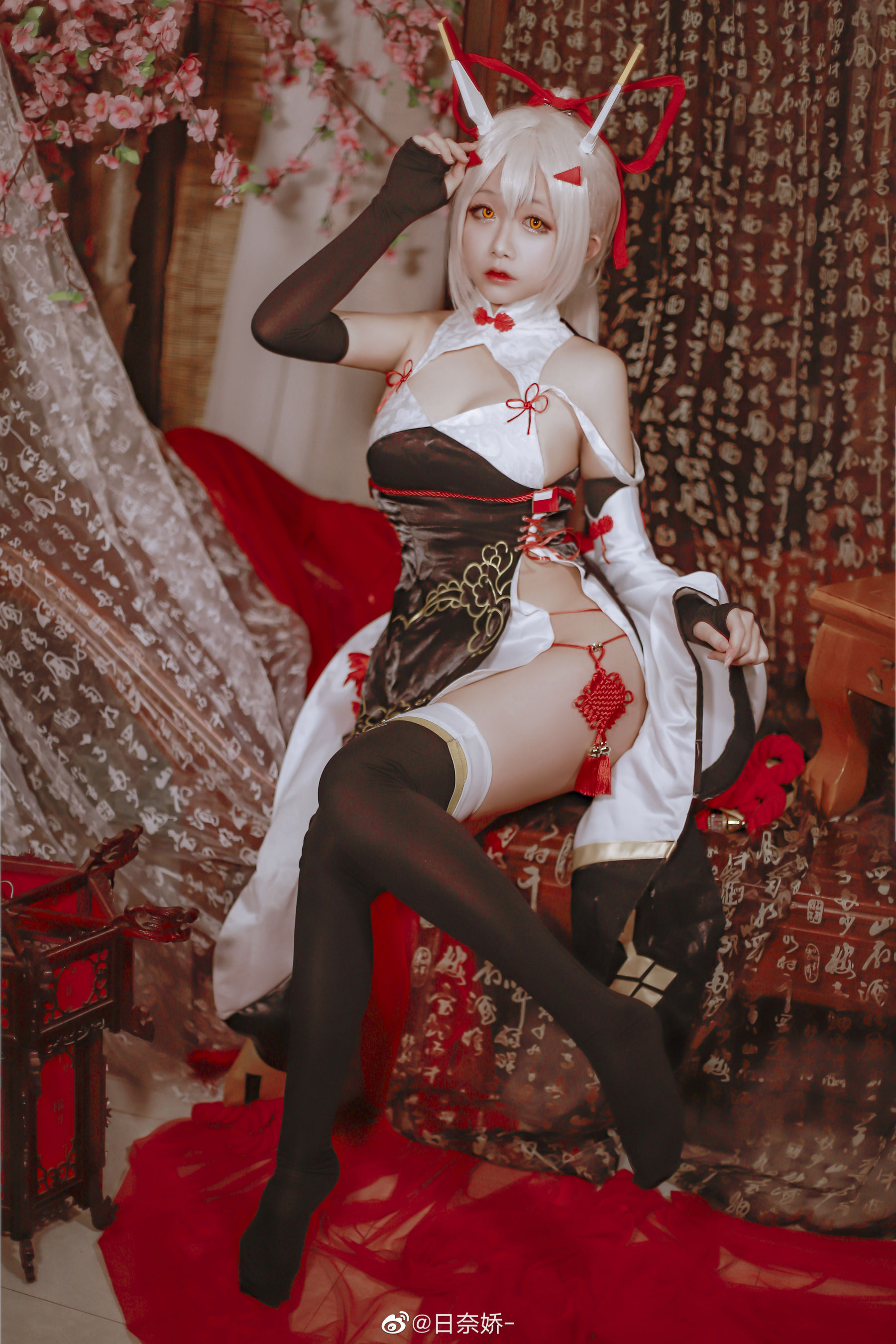 日奈娇 – 绫波 新春旗袍 Cosplay-第8张
