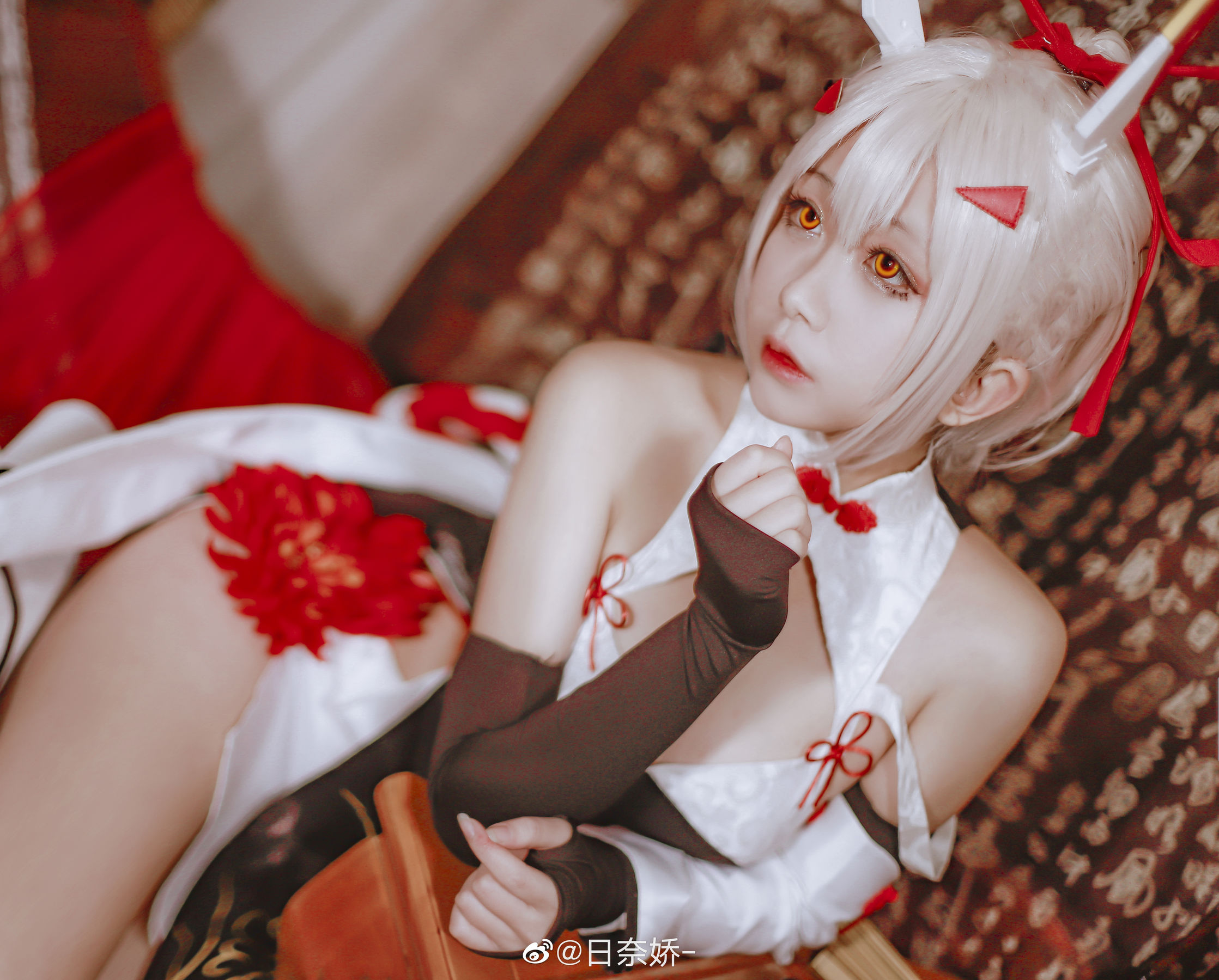 日奈娇 – 绫波 新春旗袍 Cosplay-第10张