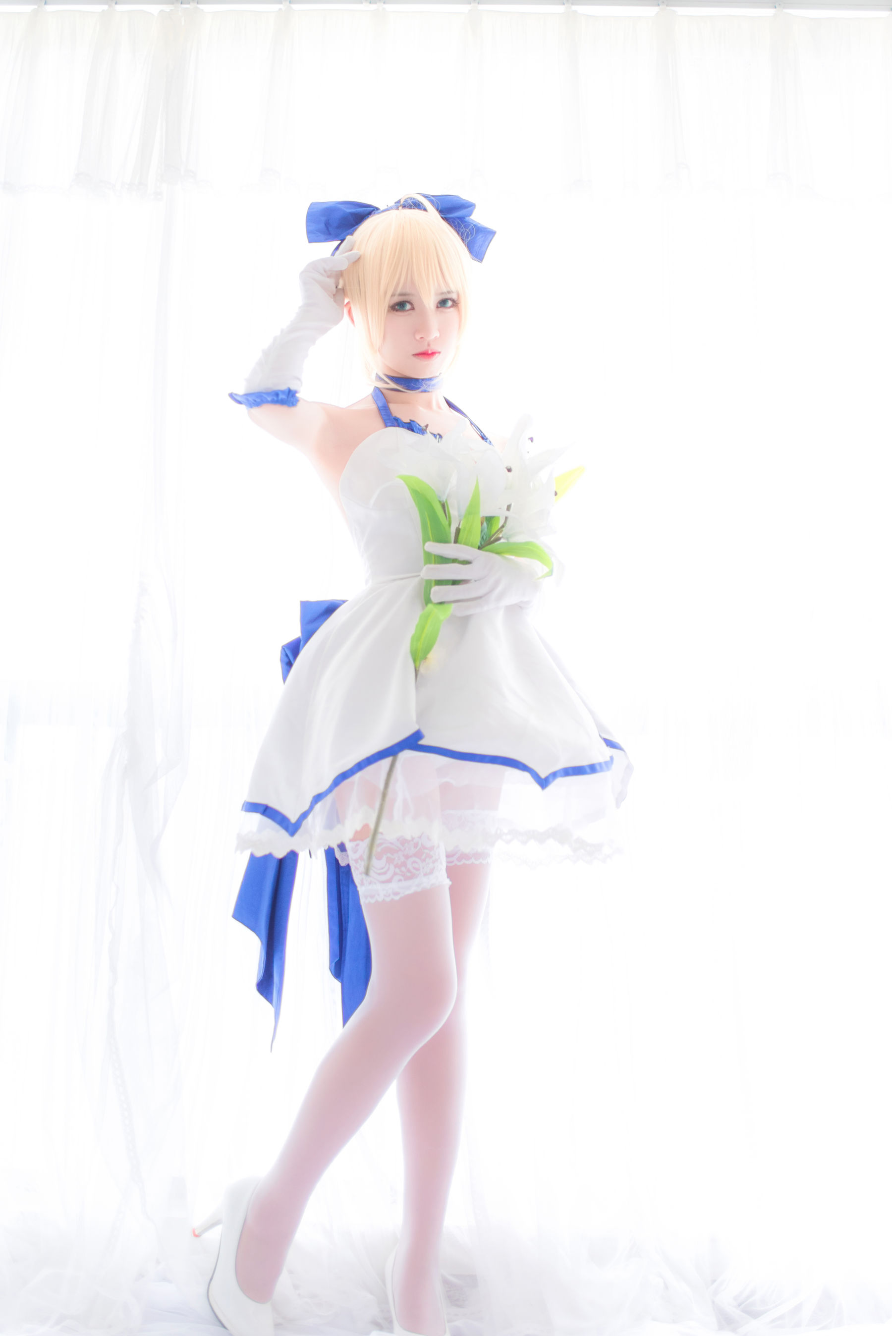 超人气Coser鳗鱼霏儿 – 青春女仆 Cosplay-第18张