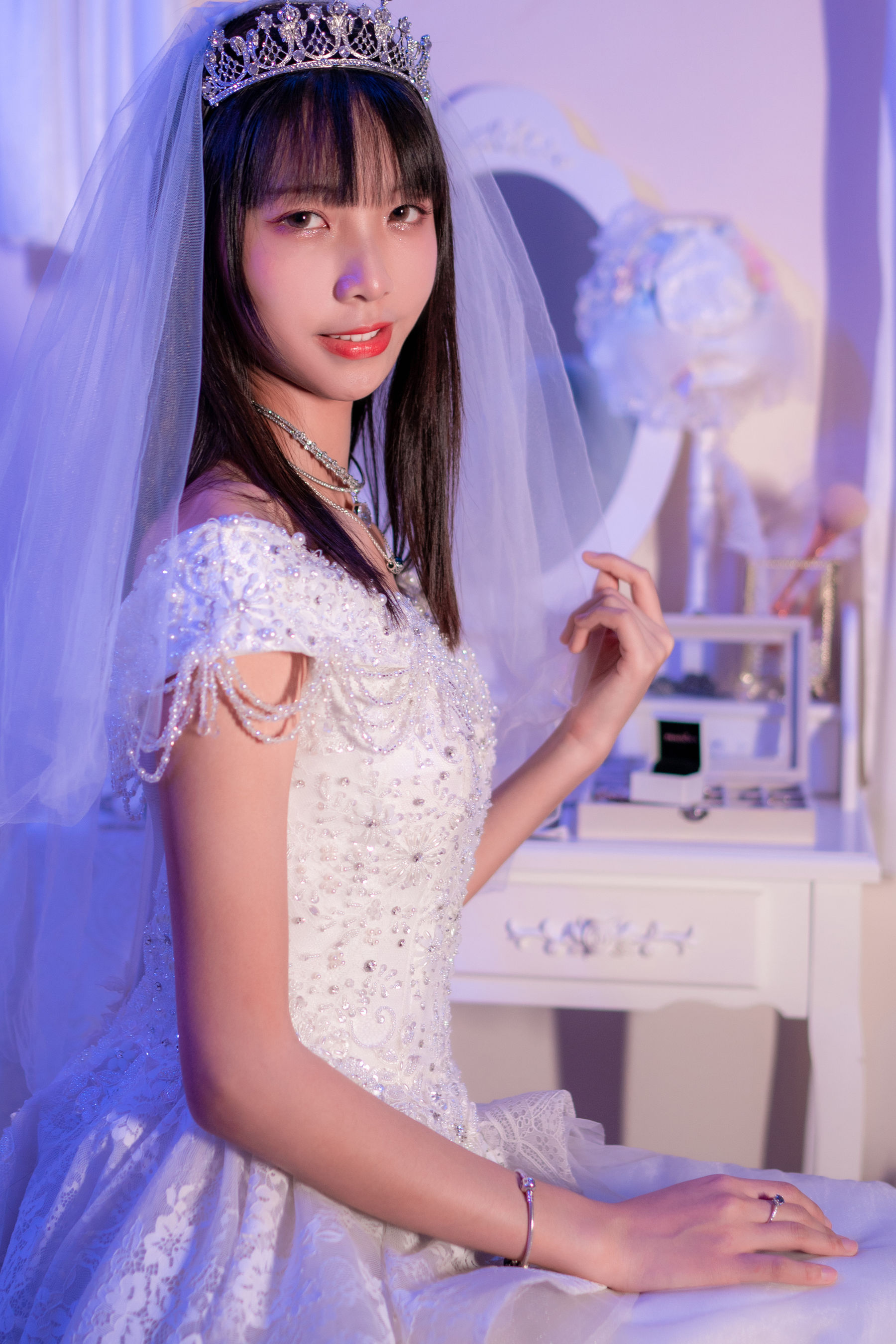 清纯妹子西瓜 – 花嫁 Cosplay-第1张