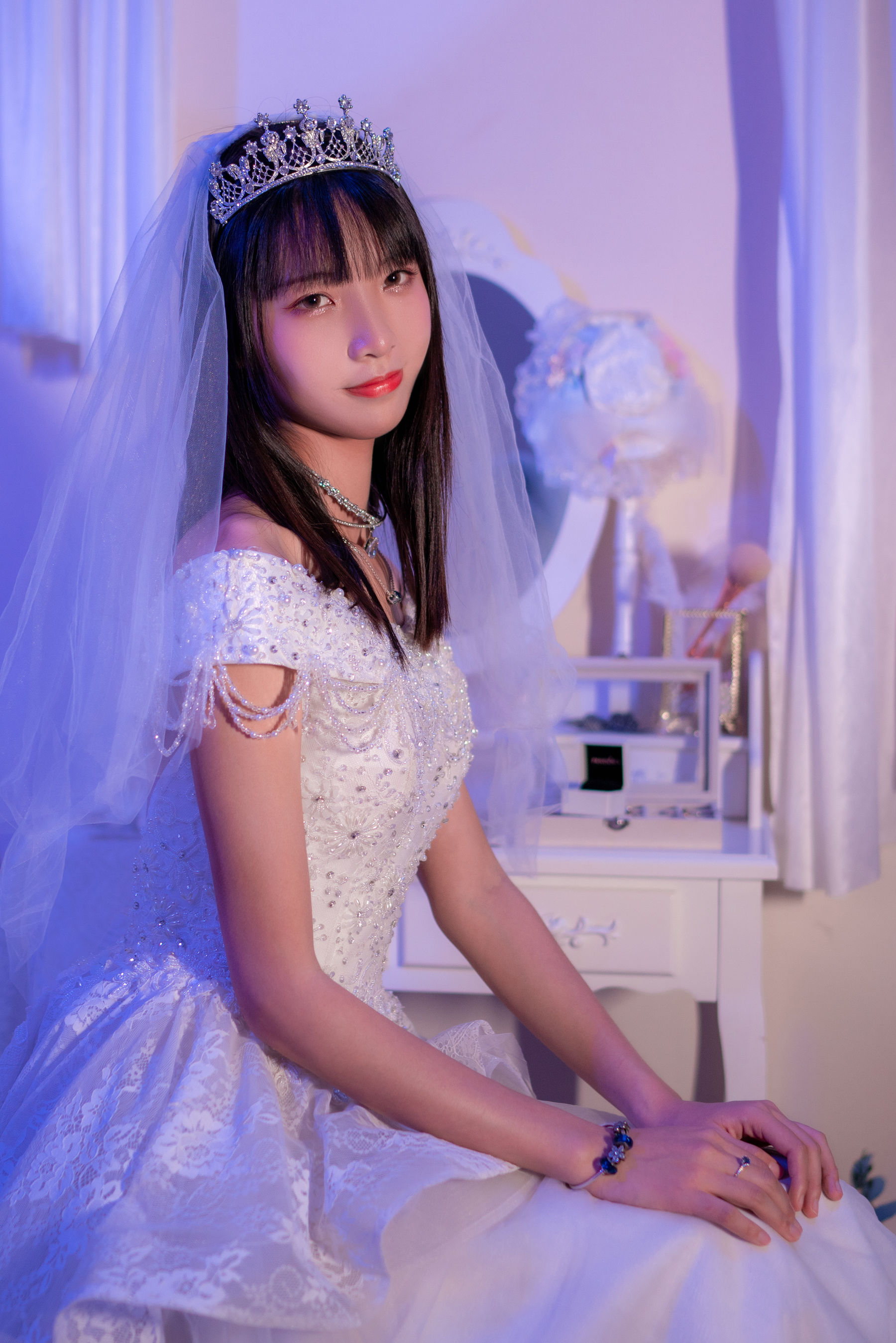 清纯妹子西瓜 – 花嫁 Cosplay-第2张