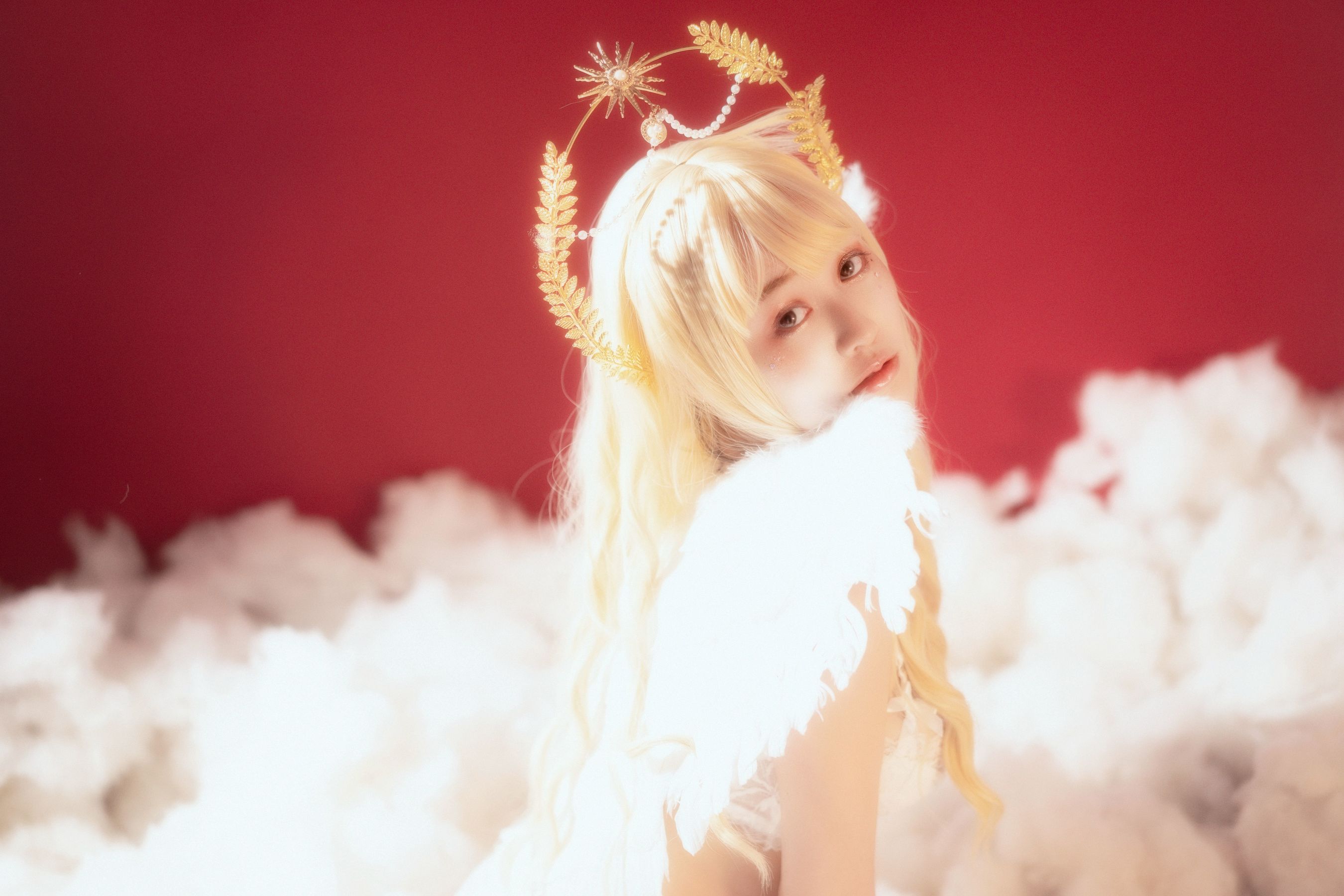动漫博主脱尾巴Mizuki – 天使 Cosplay-第7张