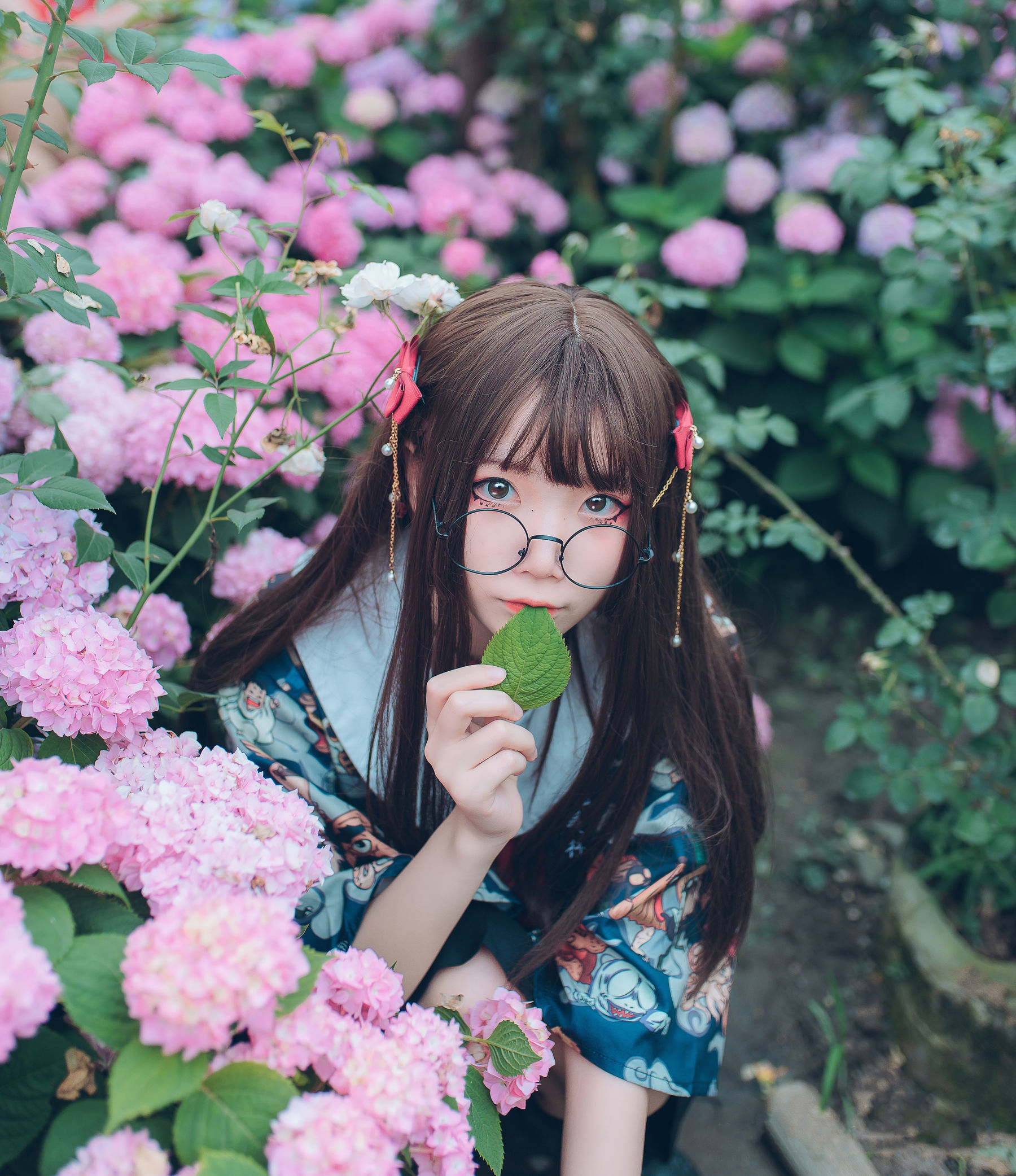 [Cosplay写真] 清纯少女五更百鬼 – 无尽夏日 Cosplay-第1张