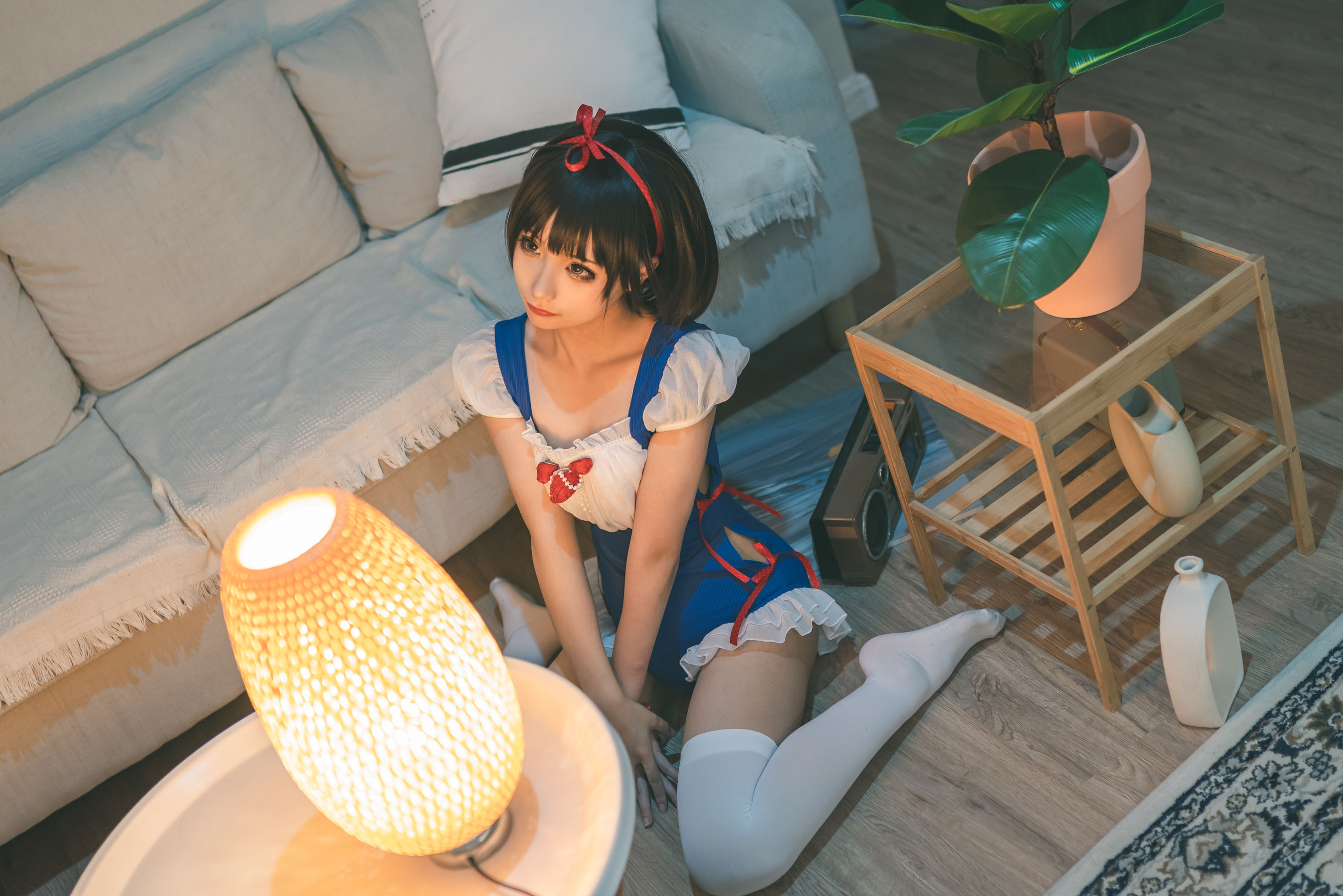 动漫博主蠢沫沫 白雪姬 Cosplay-第2张