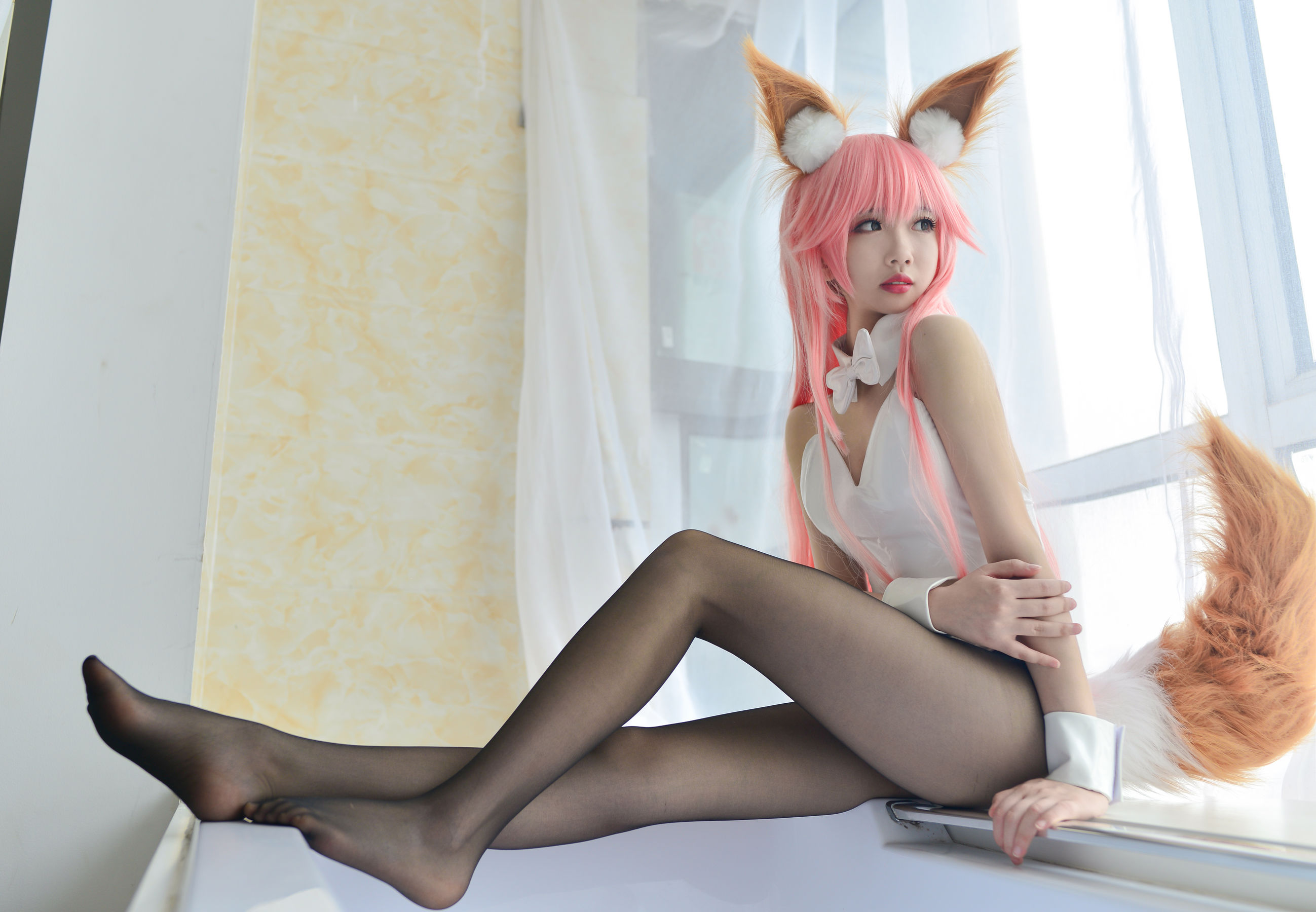 Cos小姐姐雪琪 玉藻前兔女郎 Cosplay-第5张