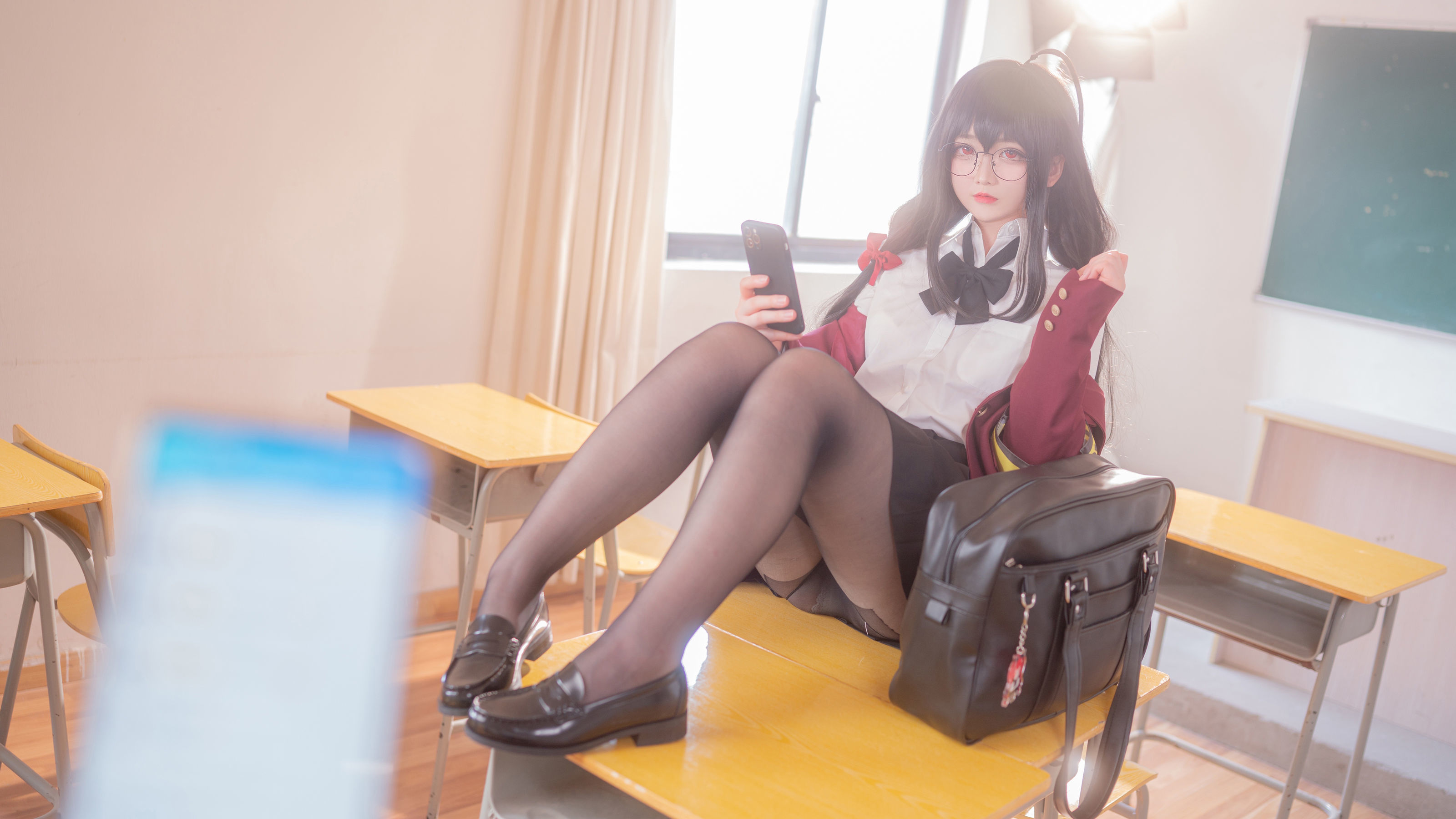 Sayako – 大凤JK Cosplay-第1张