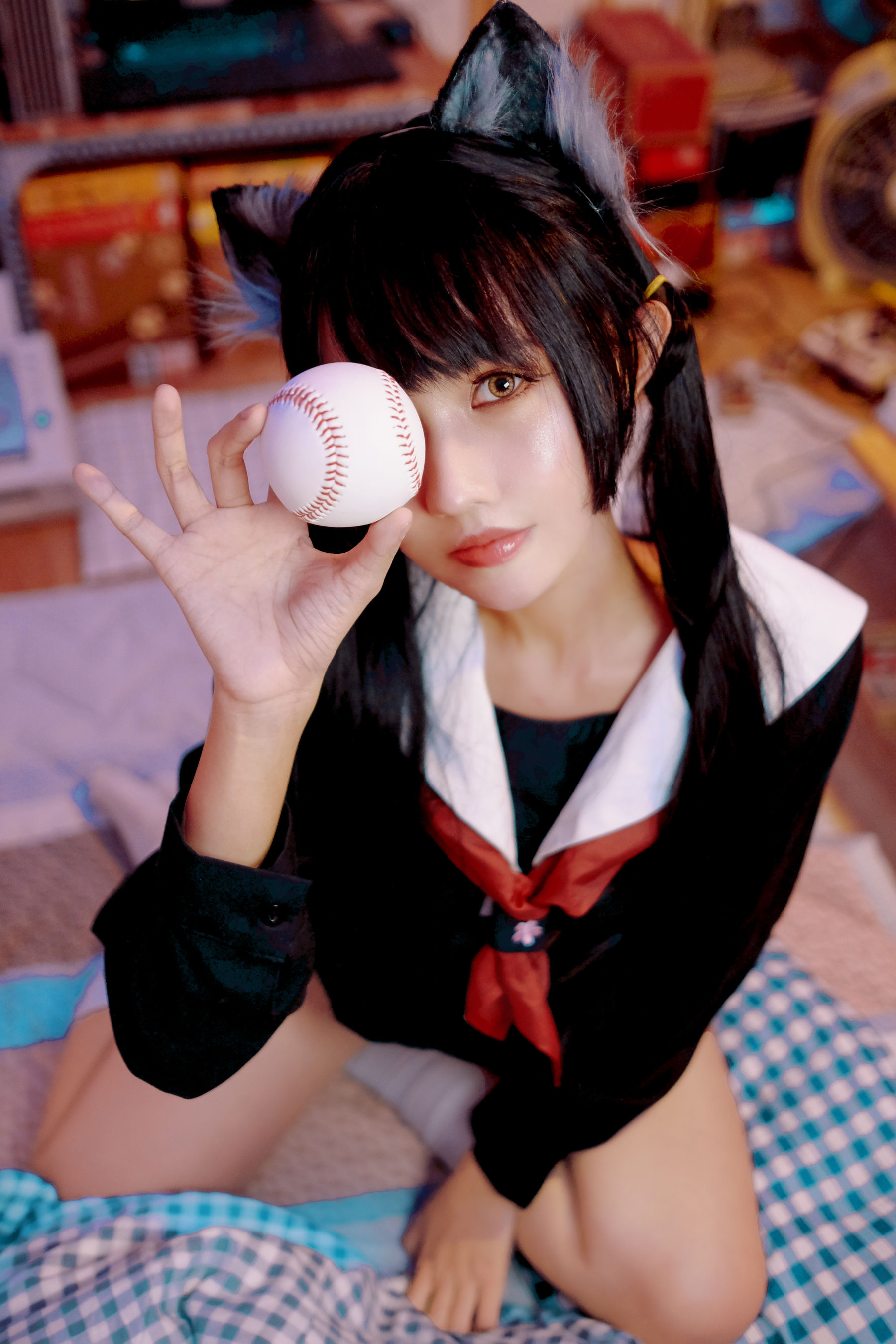PingPing – Kuroneko黑猫 Cosplay-第1张