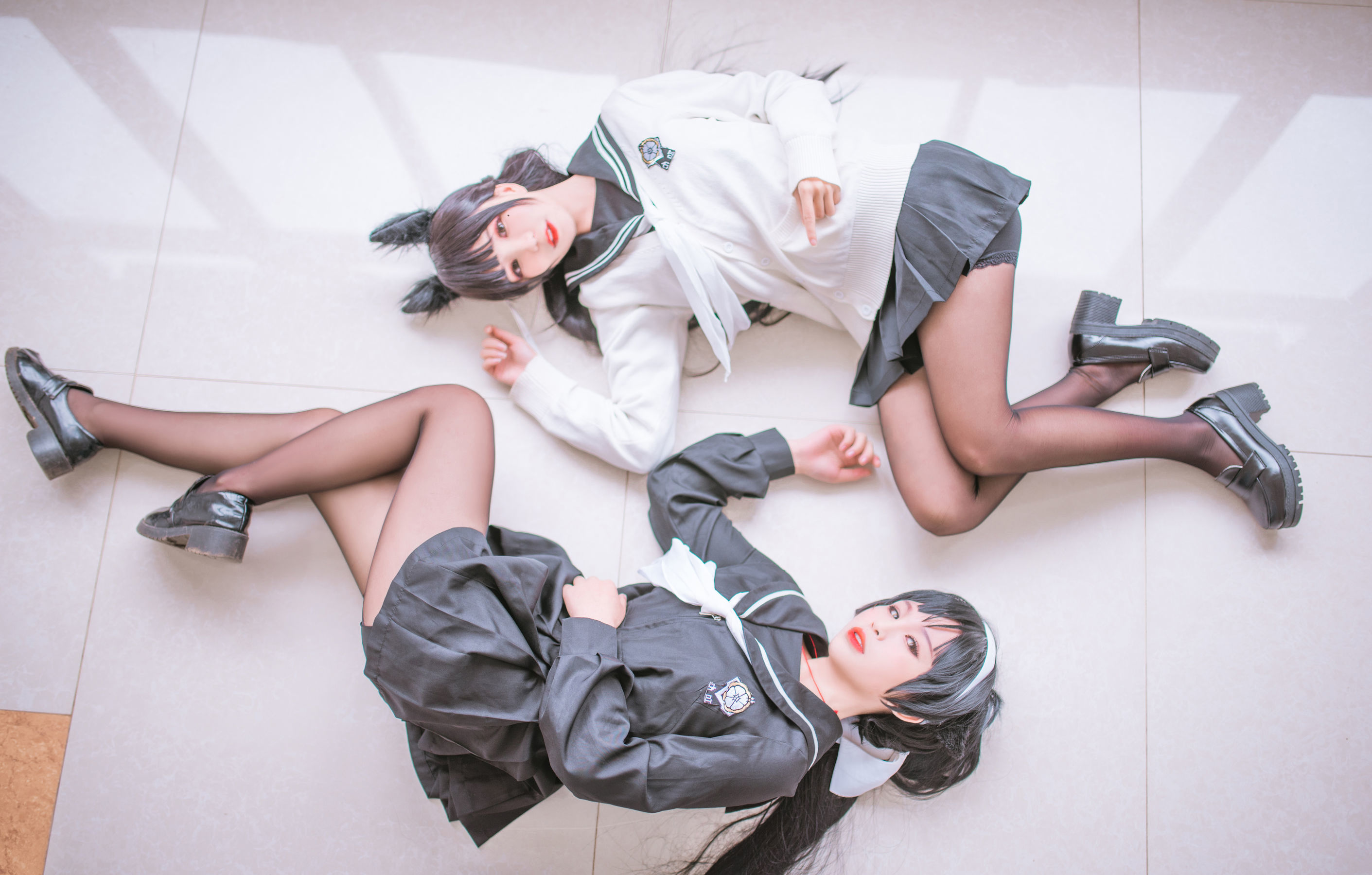 动漫博主北之北 – 碧蓝航线 爱宕JK Cosplay-第1张