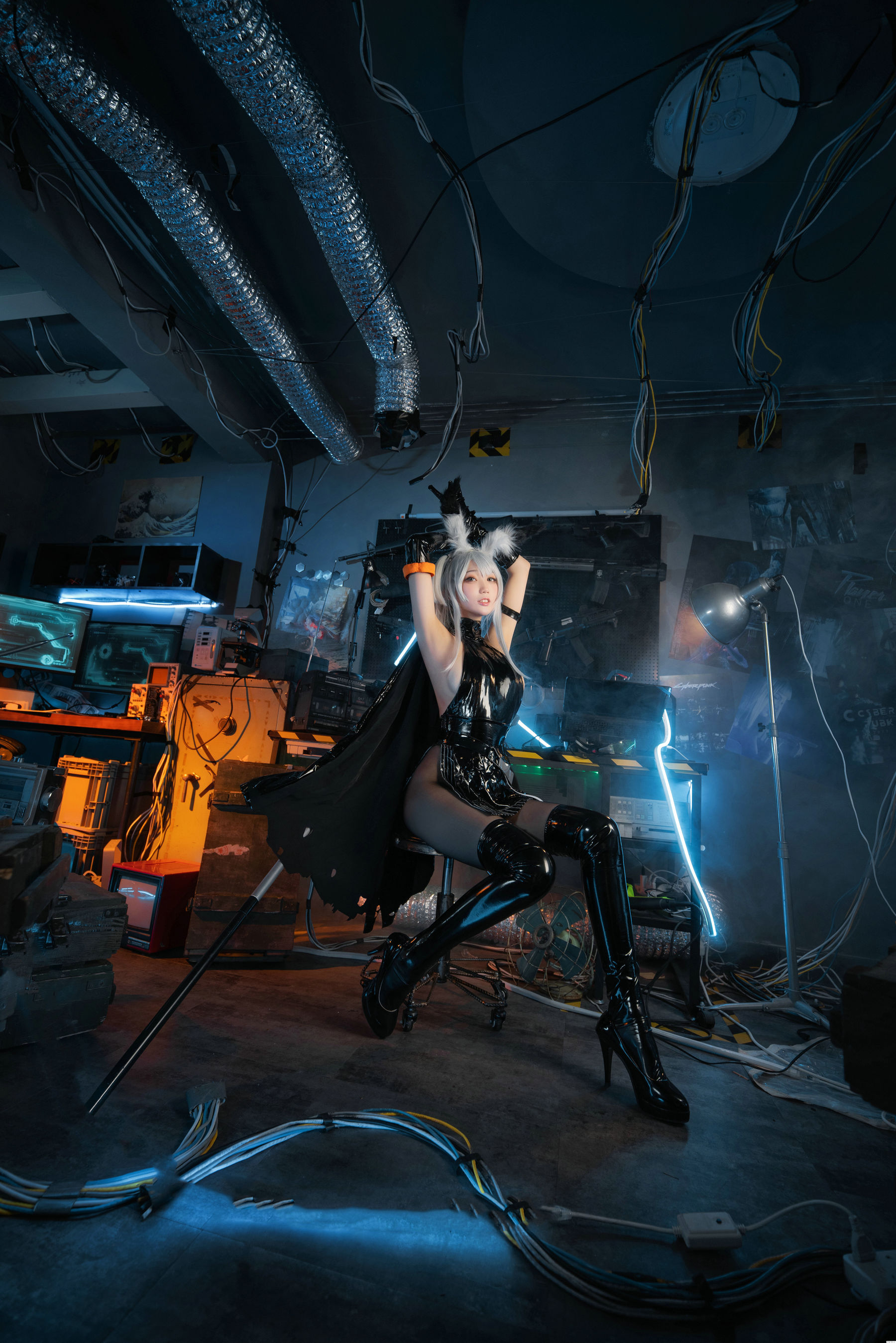 周叽是可爱兔兔 – 精二暴行 Cosplay-第3张