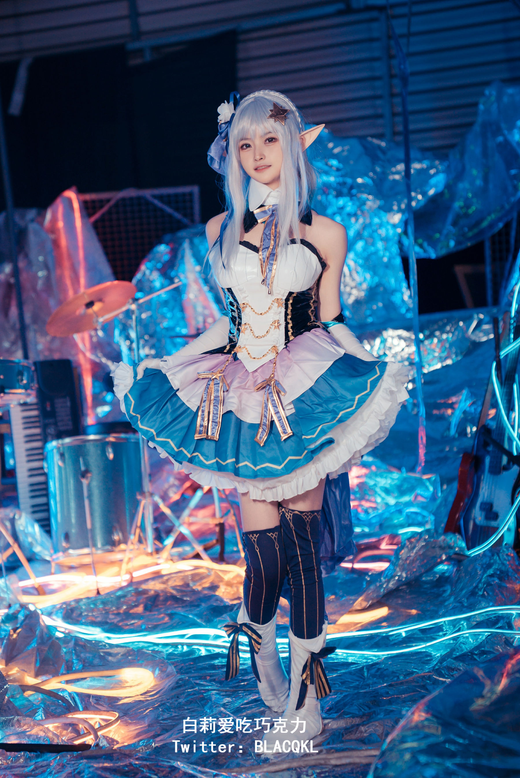 白莉爱吃巧克力 – 爱蜜莉雅 Cosplay-第3张
