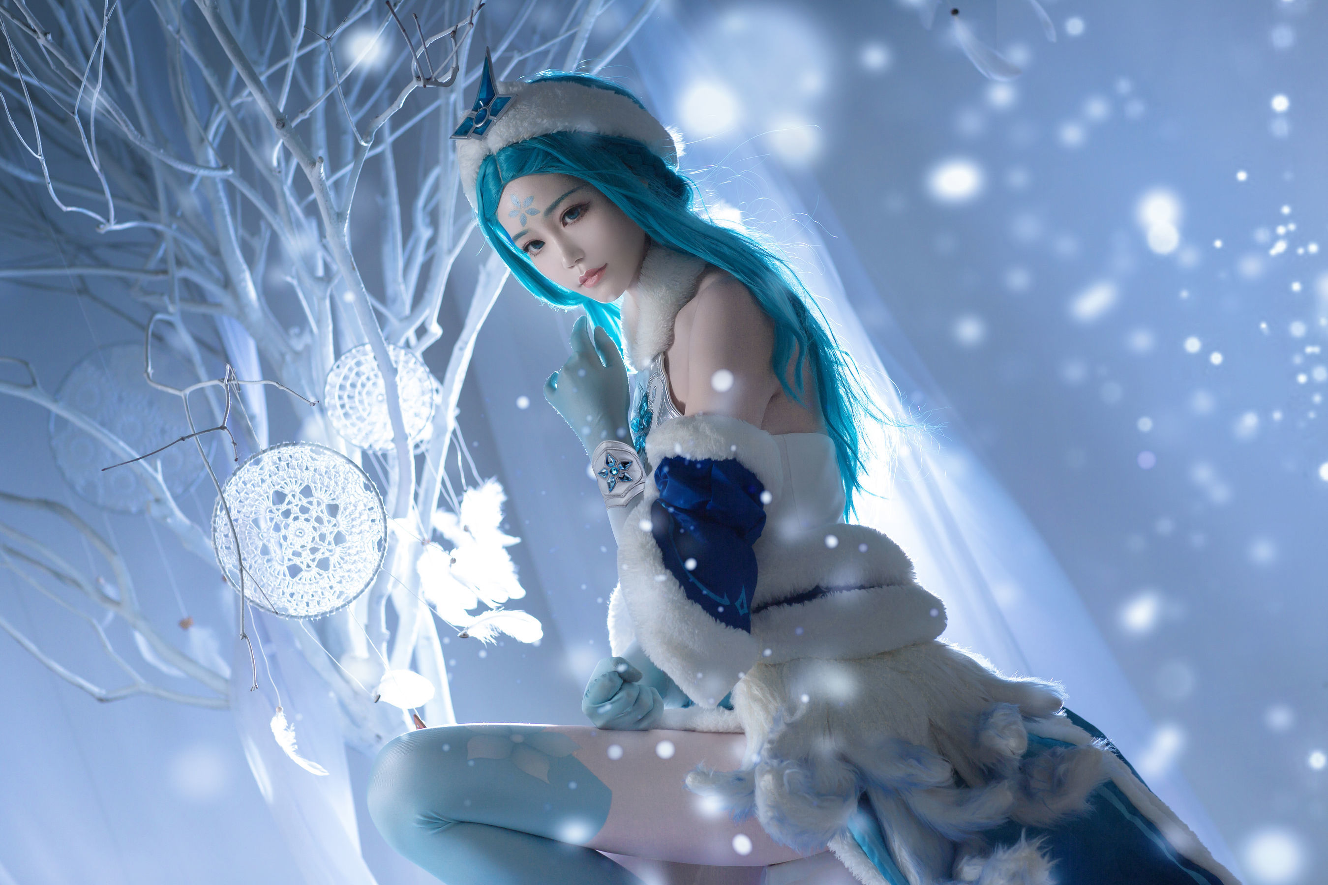 人气coser戚顾儿MIKI 王者荣耀 王昭君 Cosplay-第1张