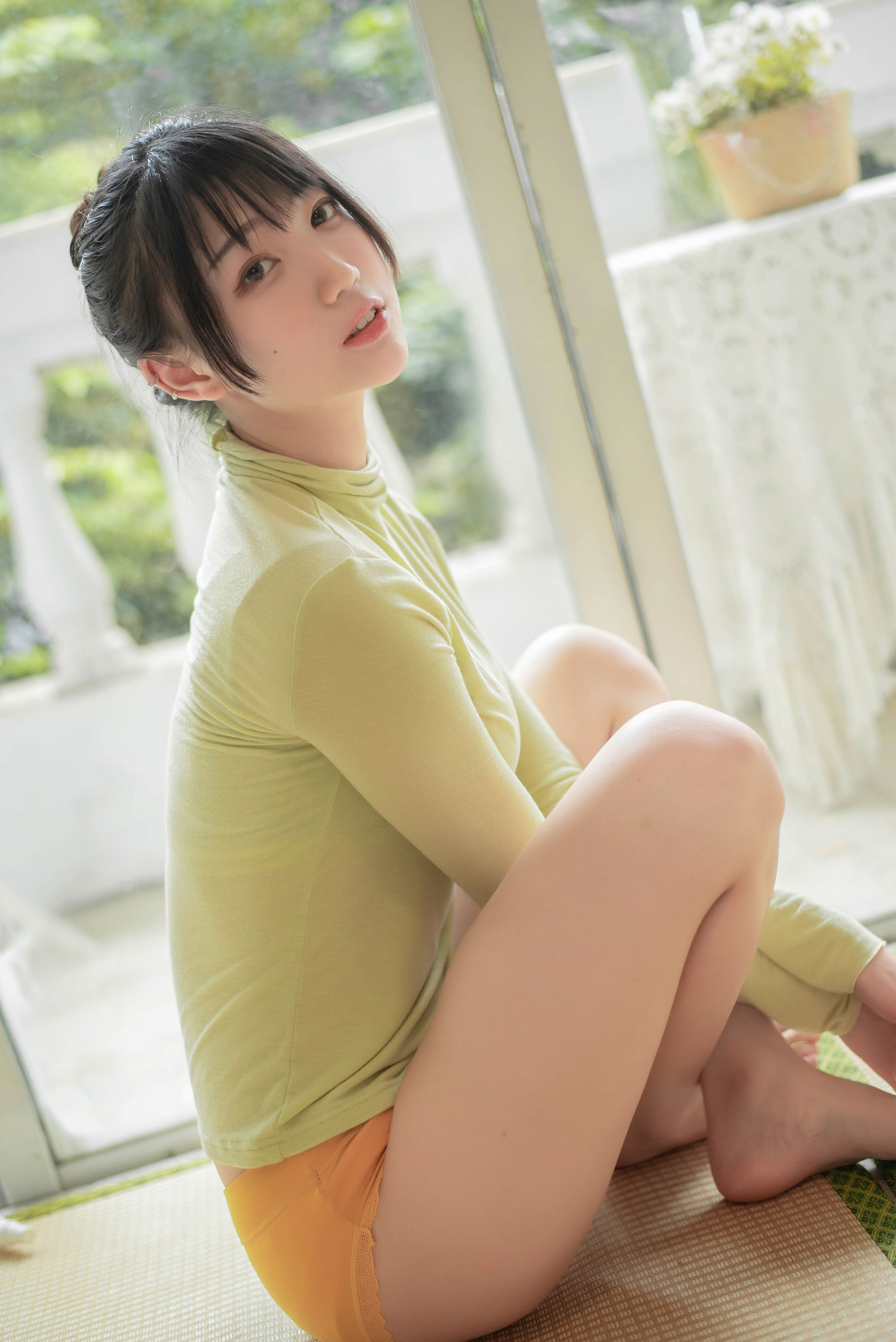 周叽是可爱兔兔 – 小清新居家服 Cosplay-第16张