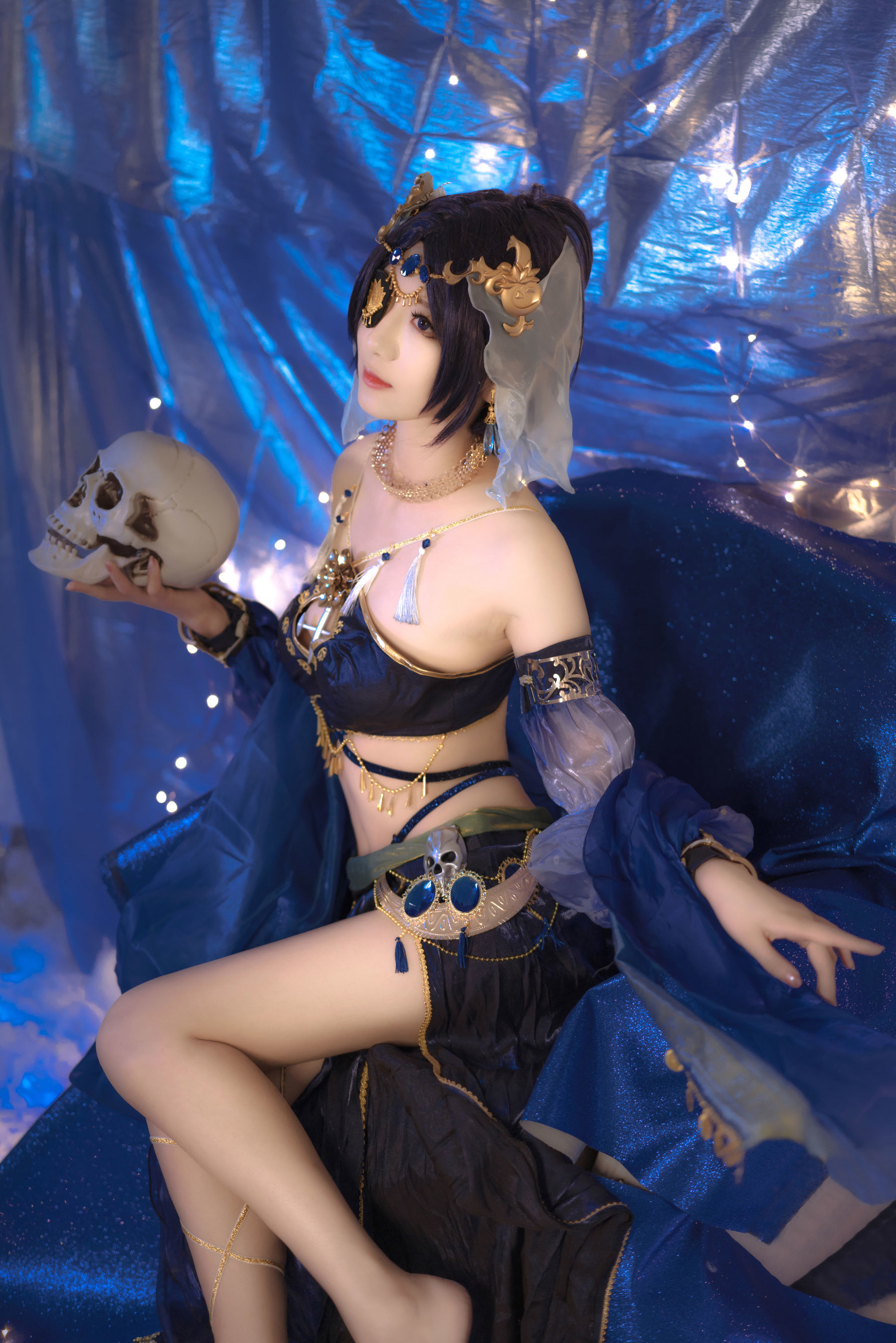 小姐姐弥音音ww 蓝色魅影 Cosplay-第6张