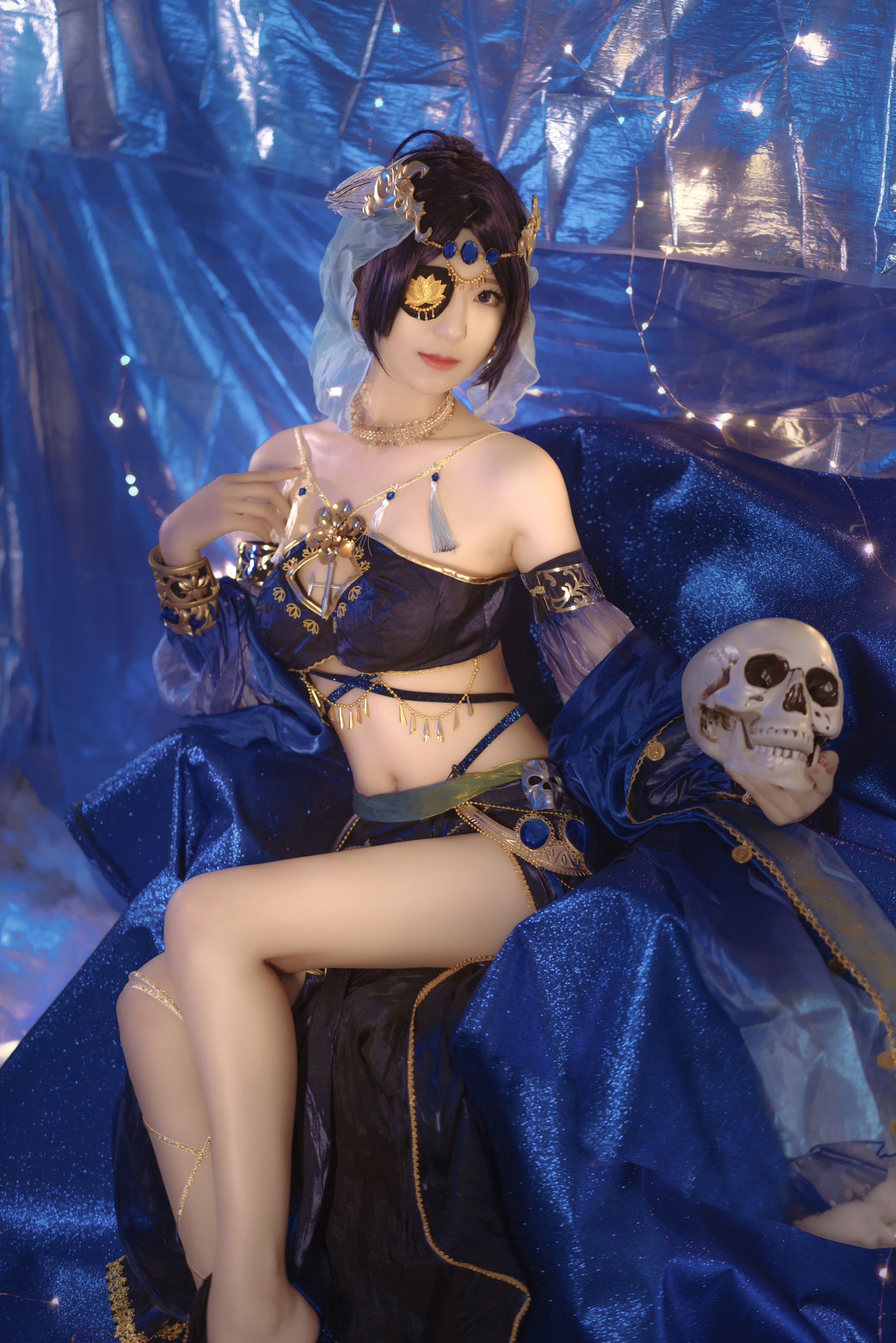 小姐姐弥音音ww 蓝色魅影 Cosplay-第8张