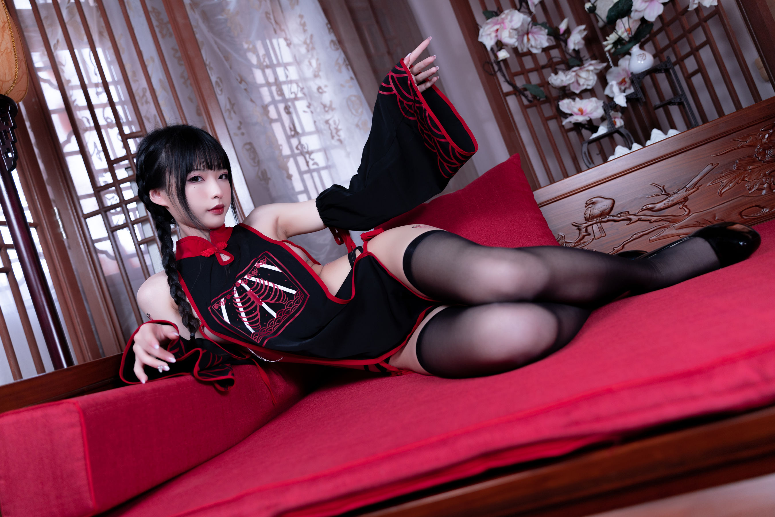尤物清水由乃 – 淫纹小僵尸 Cosplay-第2张