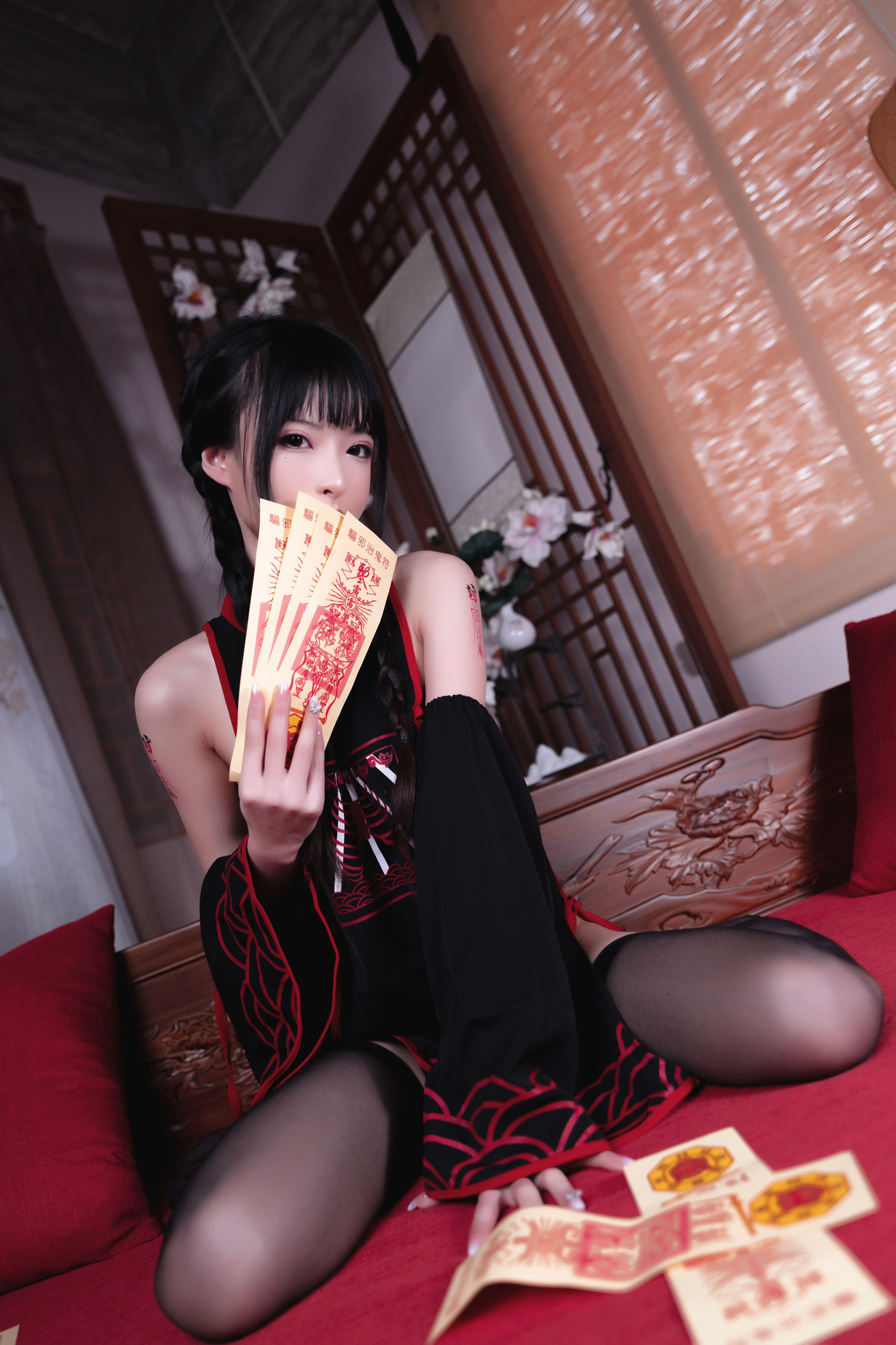 尤物清水由乃 – 淫纹小僵尸 Cosplay-第4张