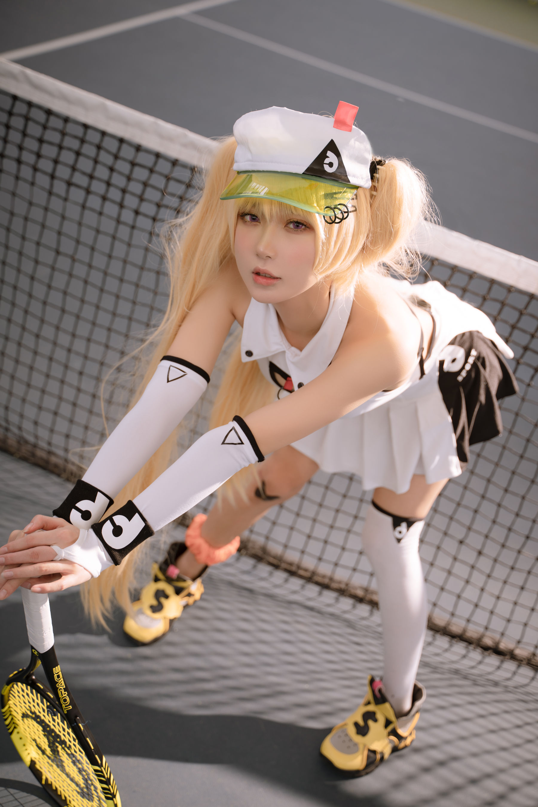 动漫博主阿包也是兔娘 – 贝奇网球服 Cosplay-第2张