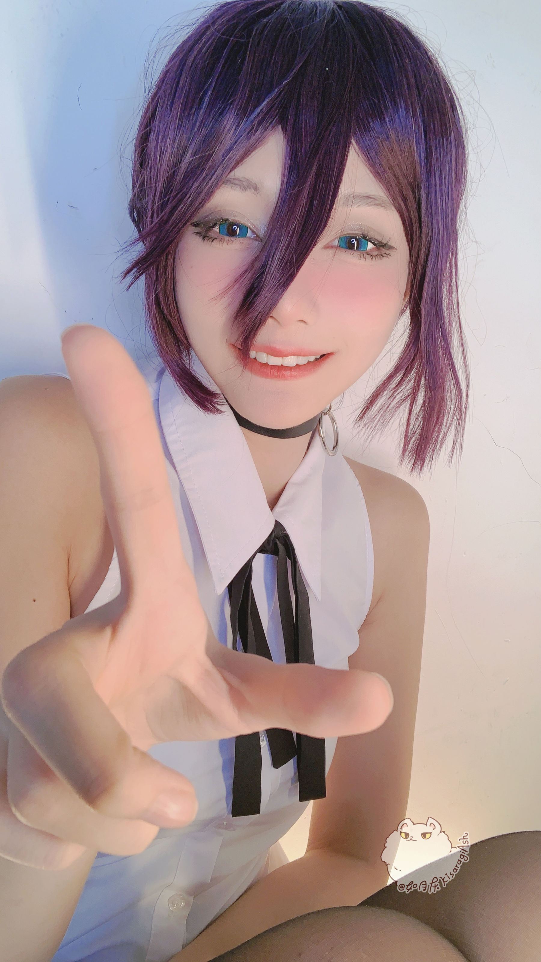 动漫博主如月灰 – 电锯人REZE Cosplay-第1张
