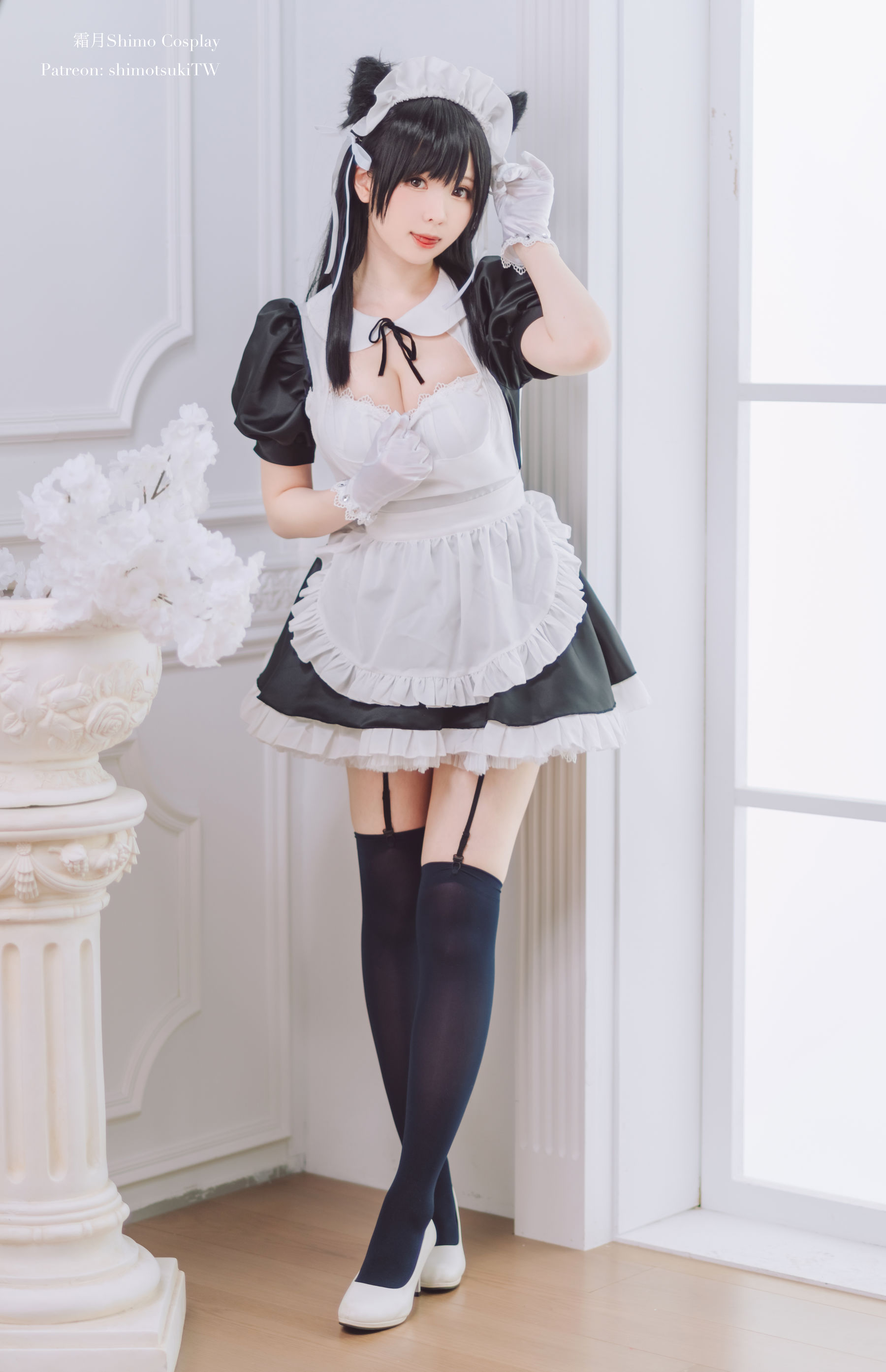 微博妹纸霜月shimo – 爱宕女仆 Cosplay-第1张