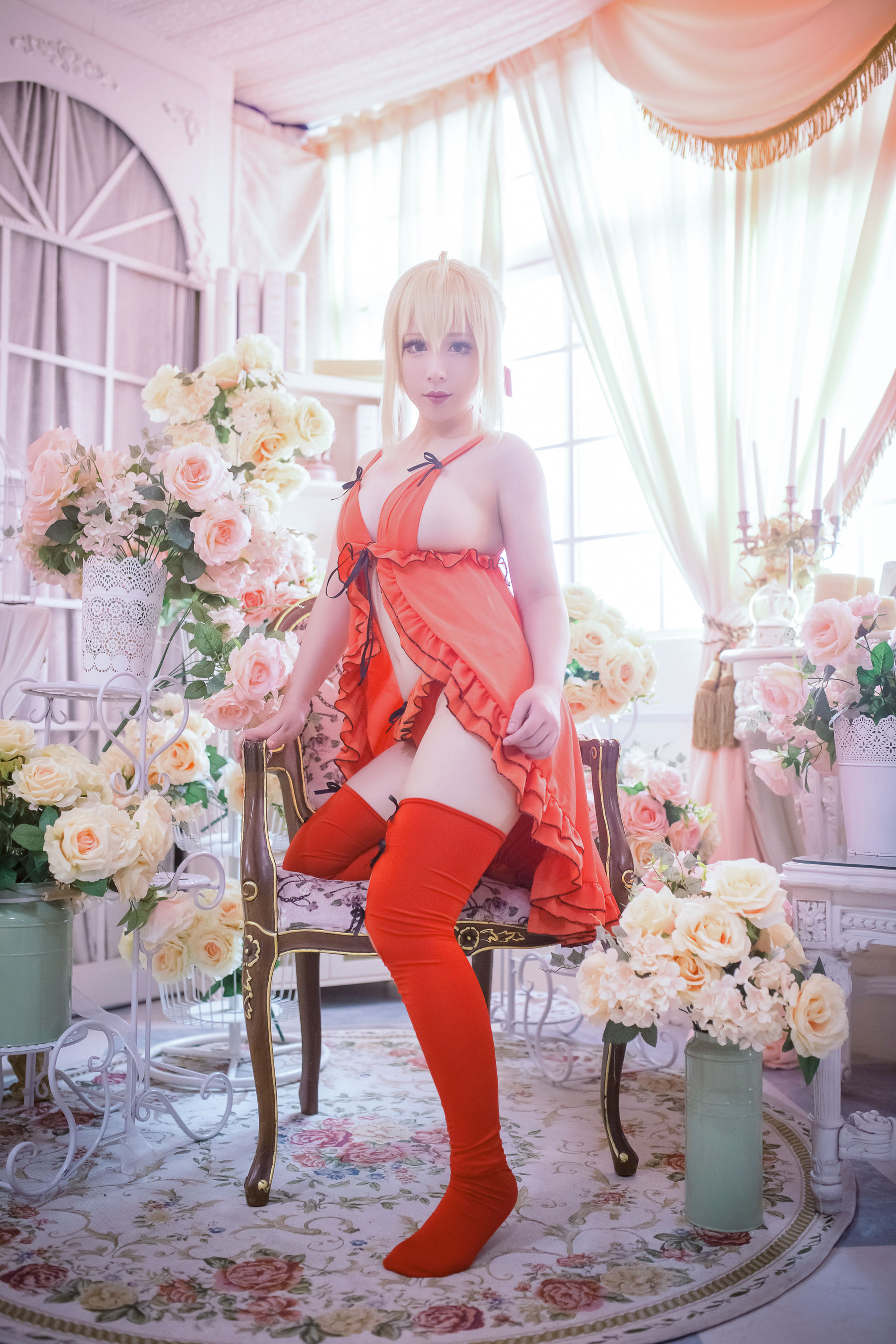 Cos千寻大人 尼禄 之 內衣 Cosplay-第3张