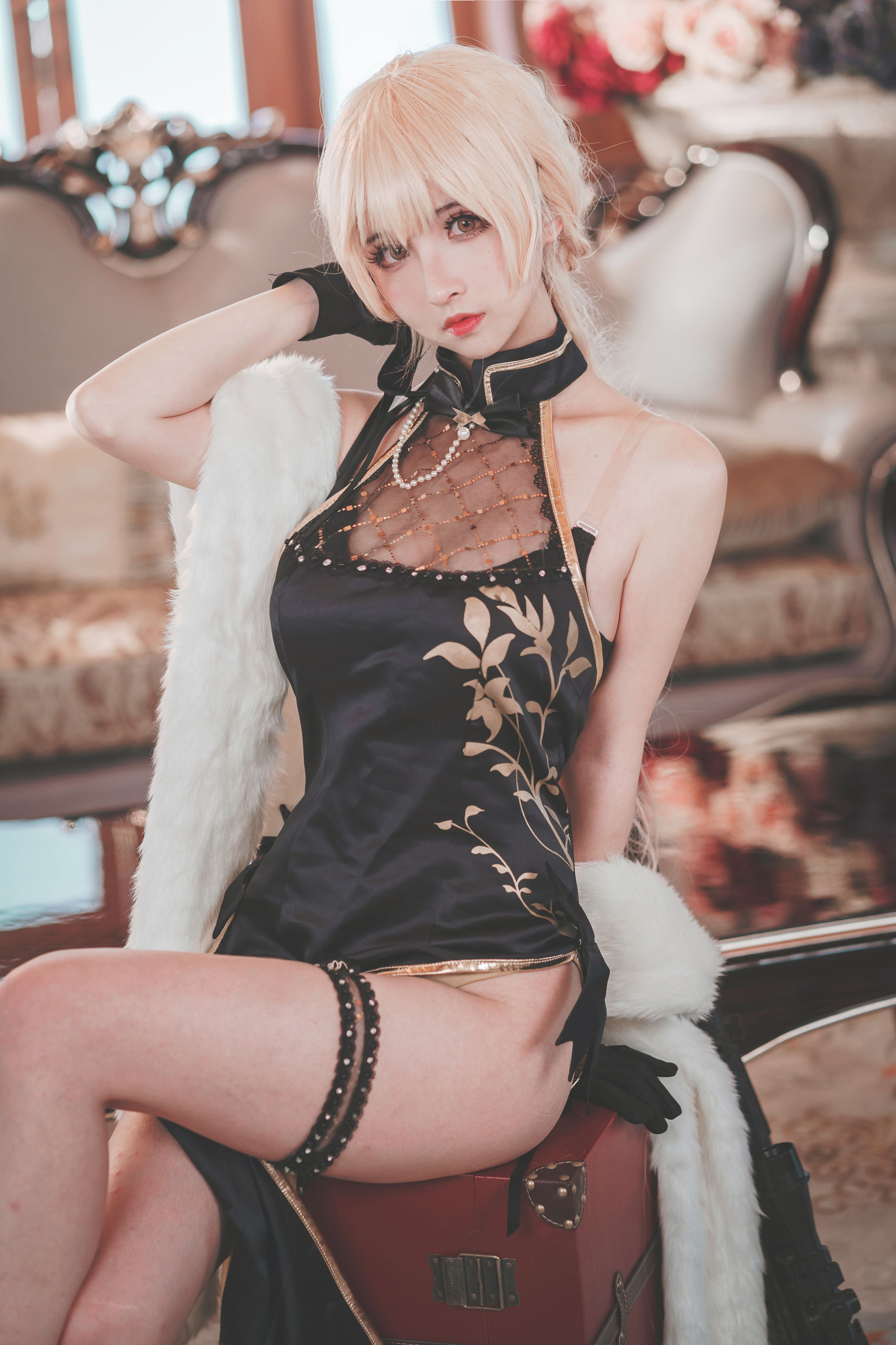COS福利rioko凉凉子 少女前线OTs-14 Cosplay-第1张
