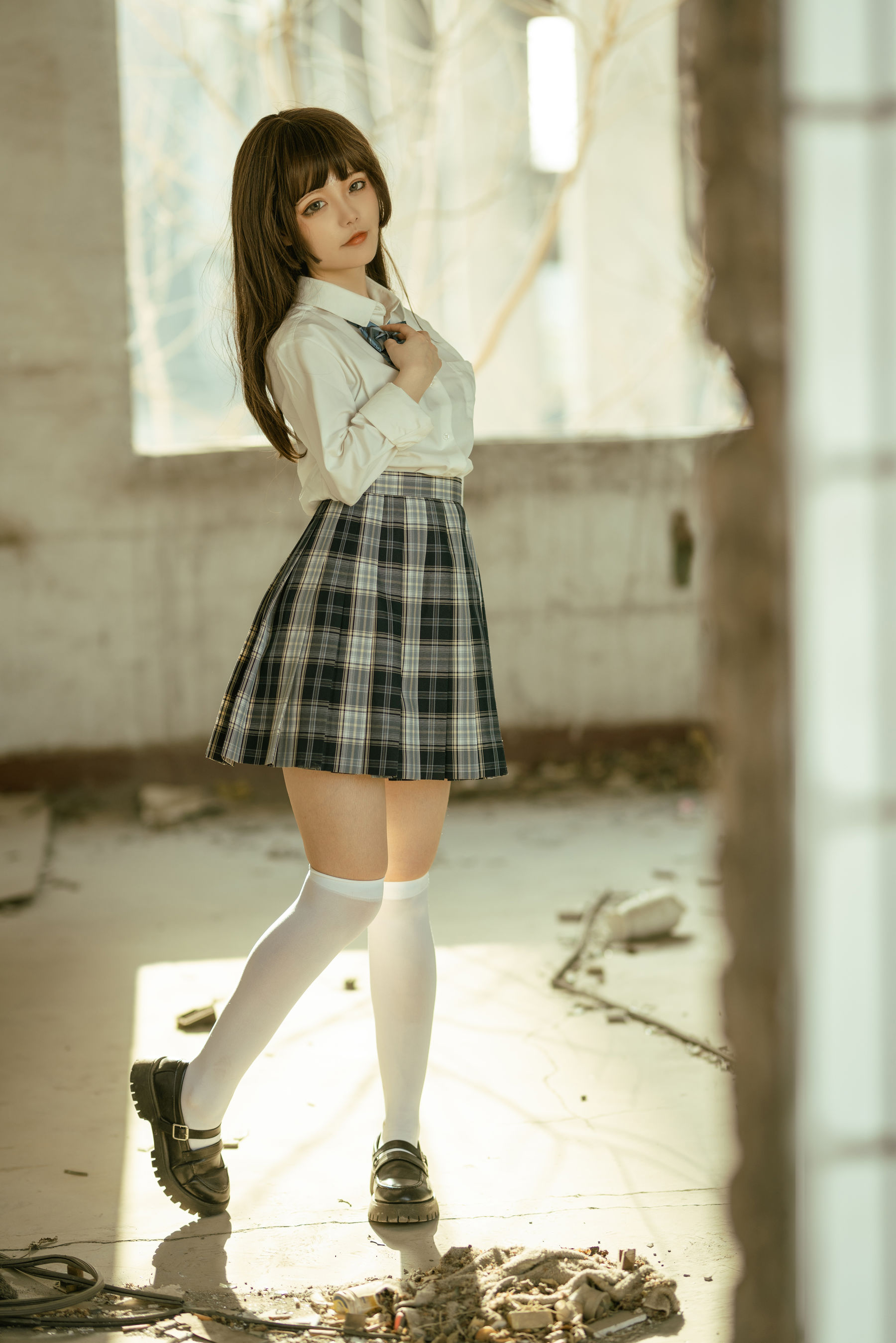 桃良阿宅 – 桃良JK Cosplay-第1张