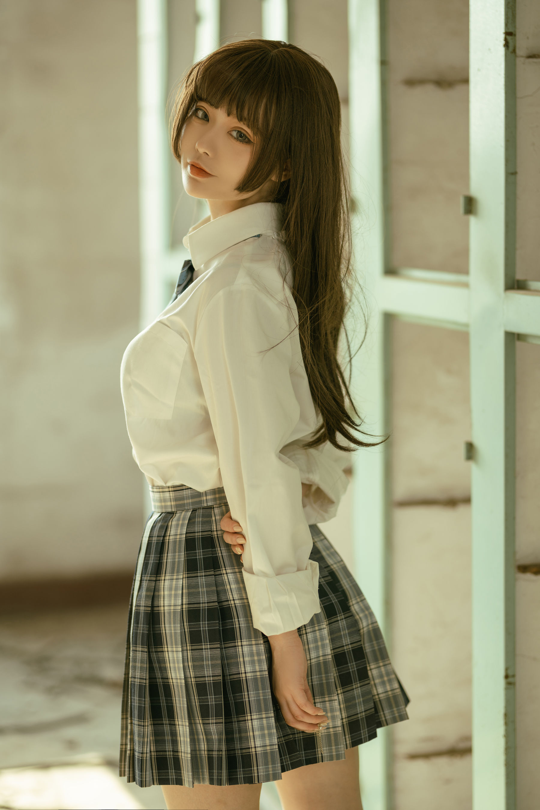 桃良阿宅 – 桃良JK Cosplay-第4张