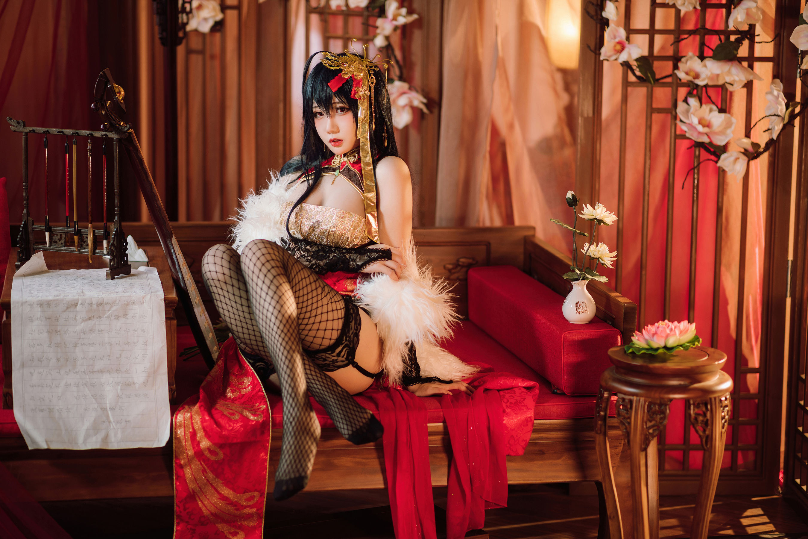 焖焖碳 – 大凤旗袍 Cosplay-第19张