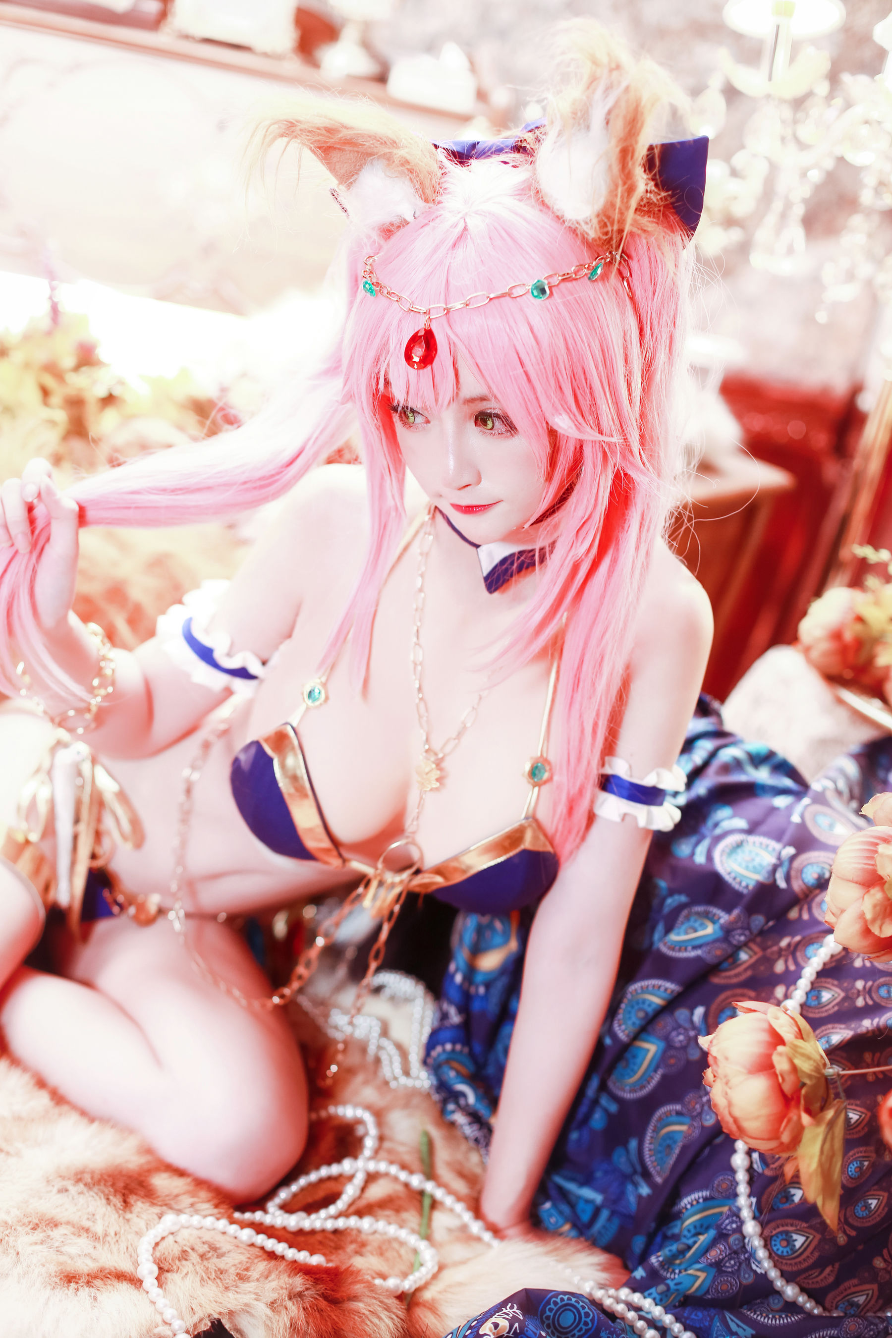 萌宠博主yui金鱼 阿拉伯舞娘 Cosplay-第2张
