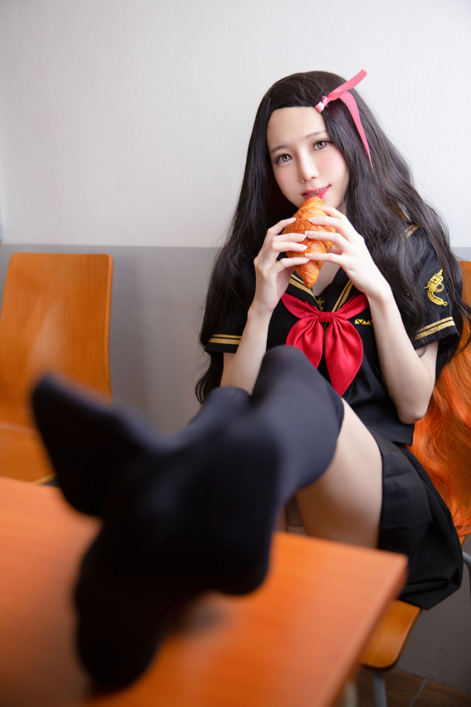 Sally Dorasnow – Nezuko School Cosplay-第3张