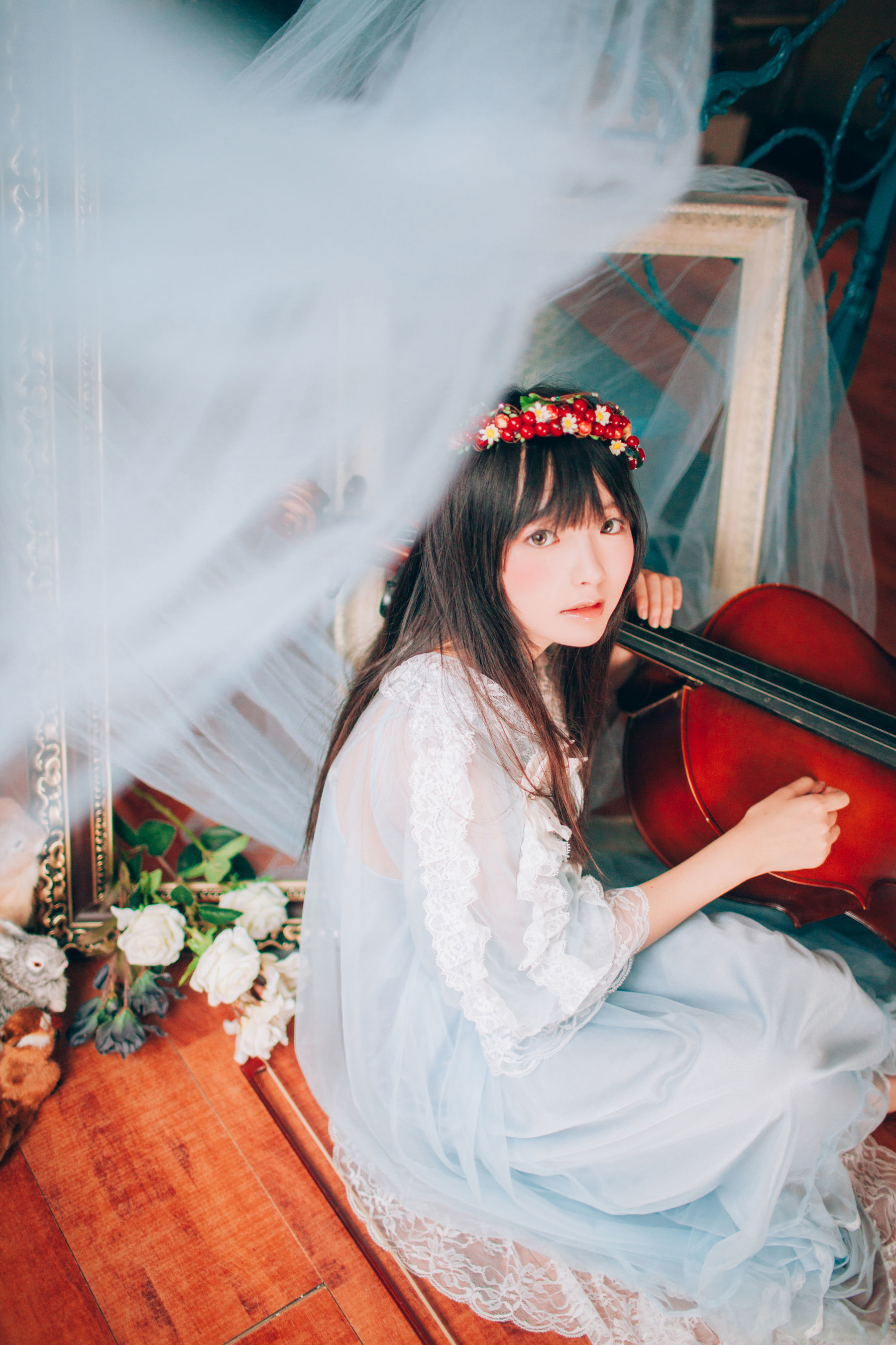 可爱妹妹樱群 纱 Cosplay-第3张