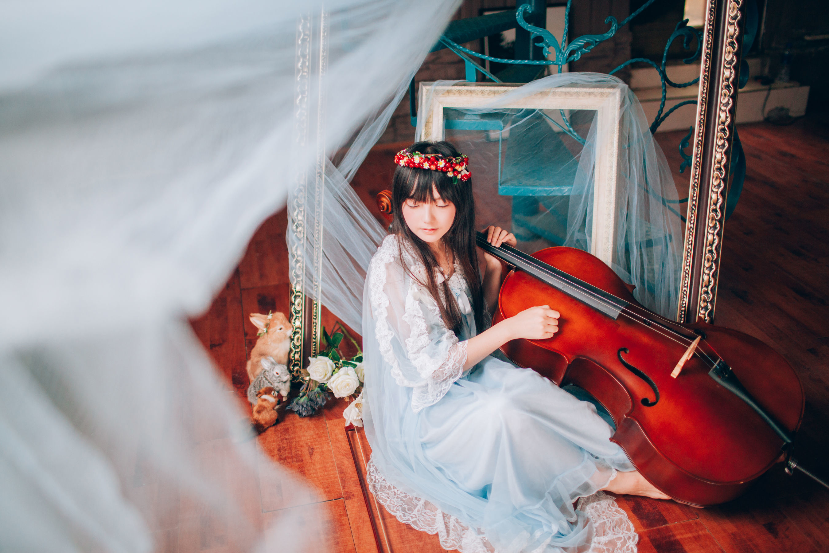 可爱妹妹樱群 纱 Cosplay-第6张