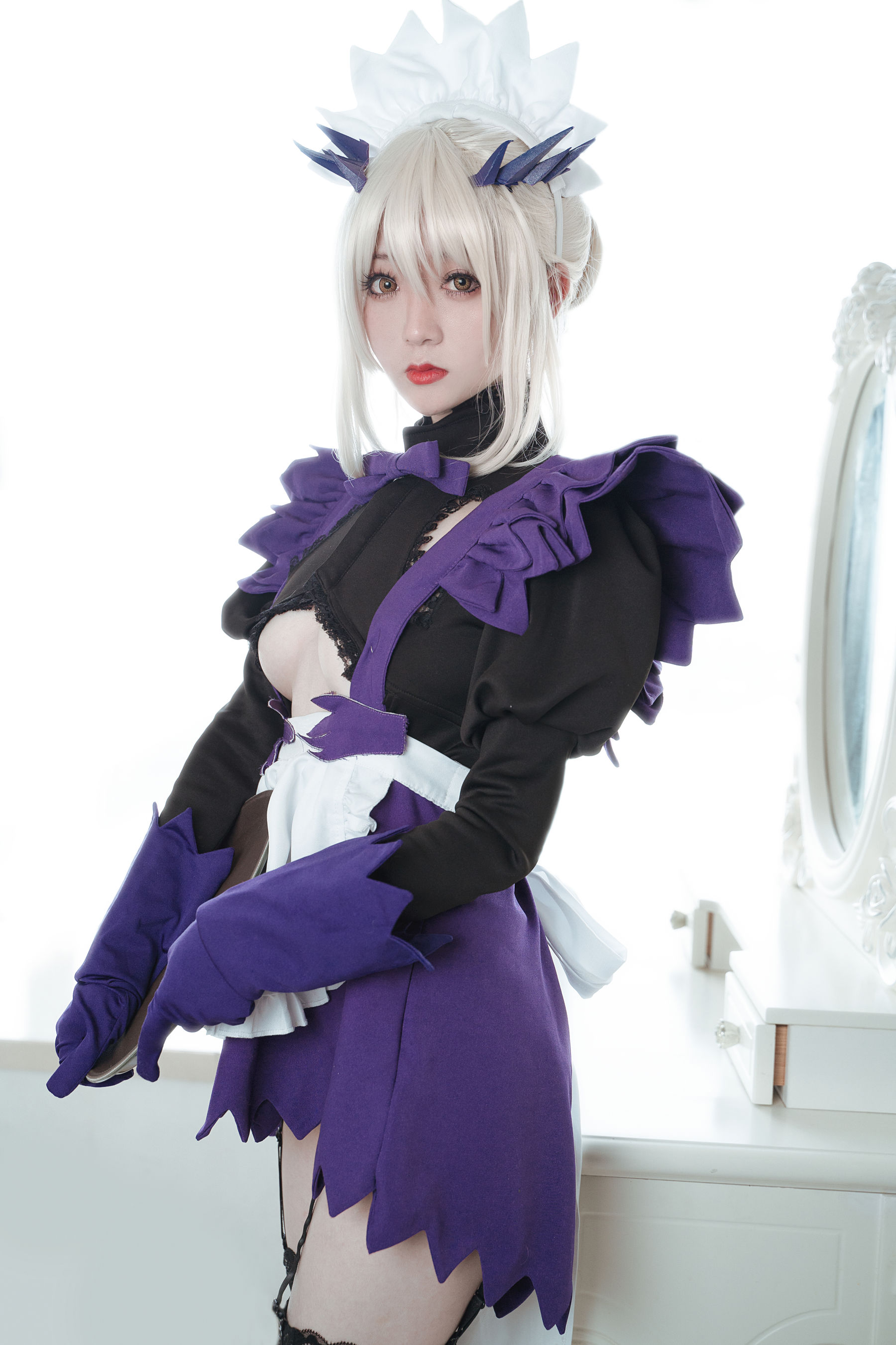 微博妹子无筝Ryou – 贞德女仆 Cosplay-第2张