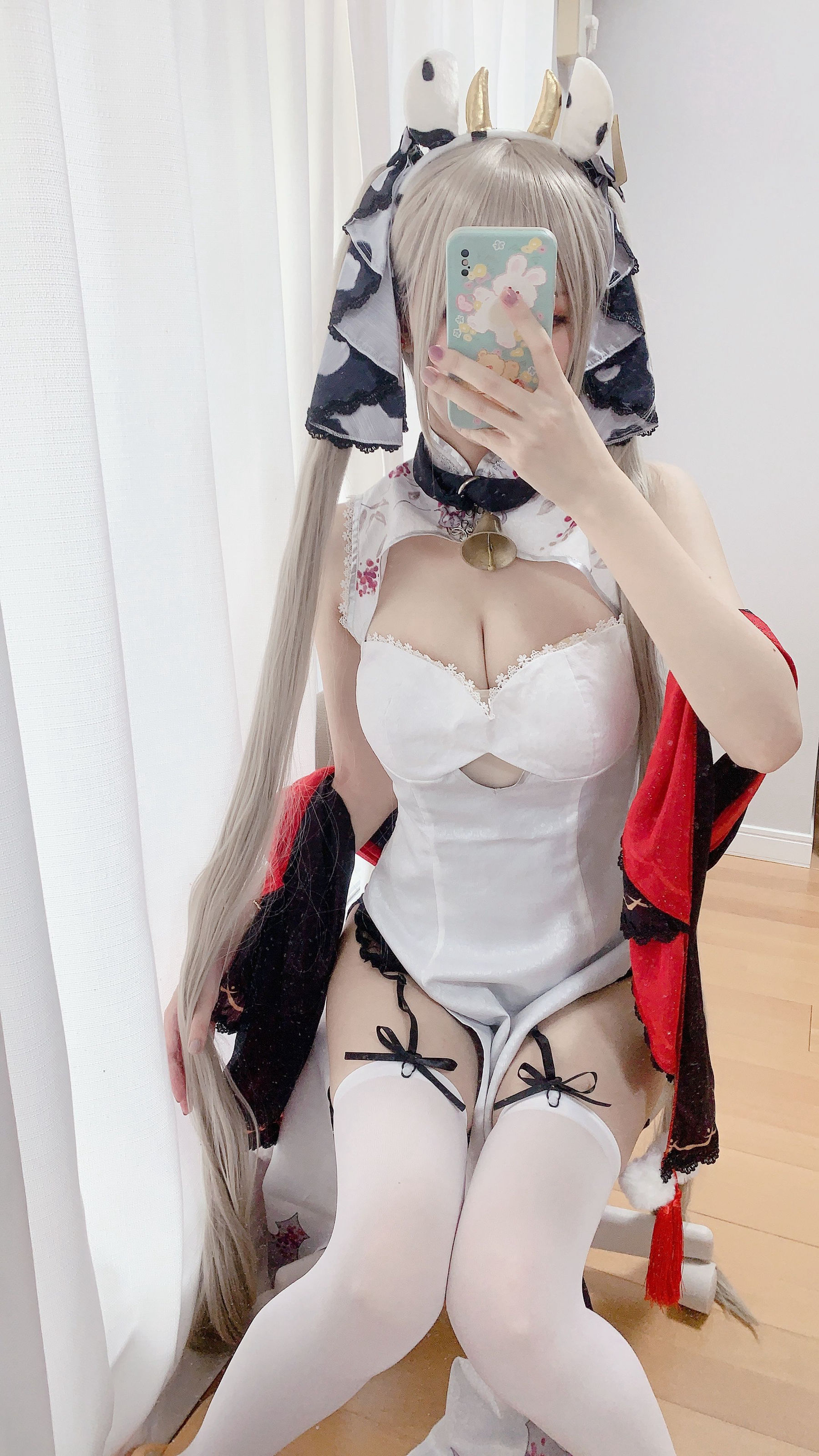 千阳(ちよ) – 可畏旗袍对镜拍 Cosplay-第6张