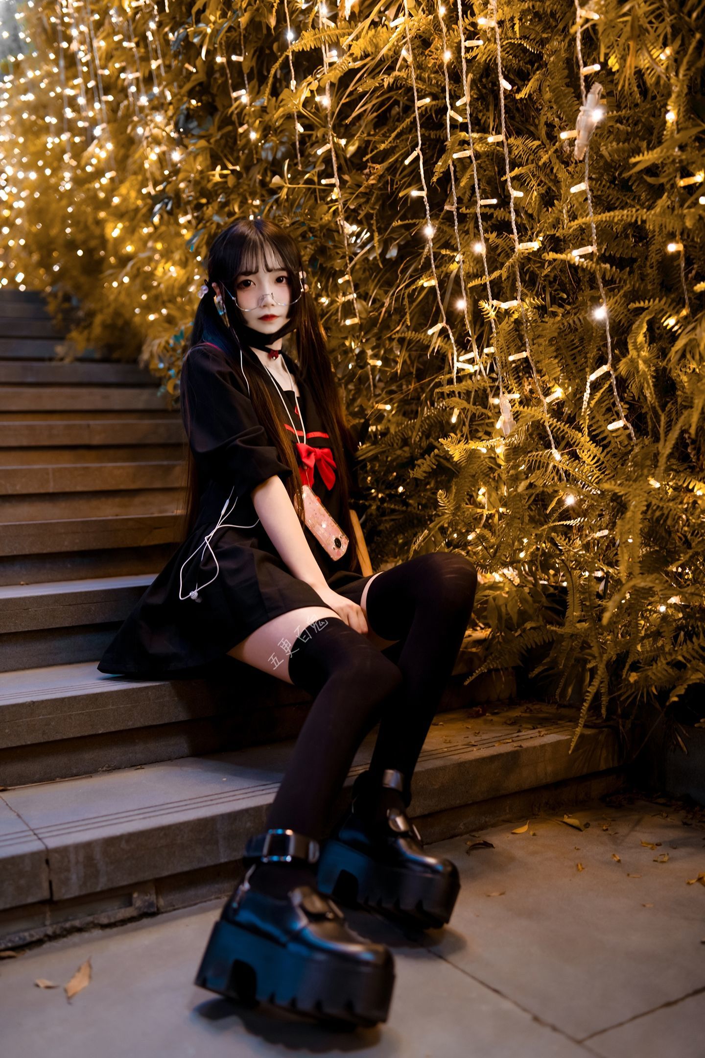 清纯少女五更百鬼 制服 Cosplay-第1张