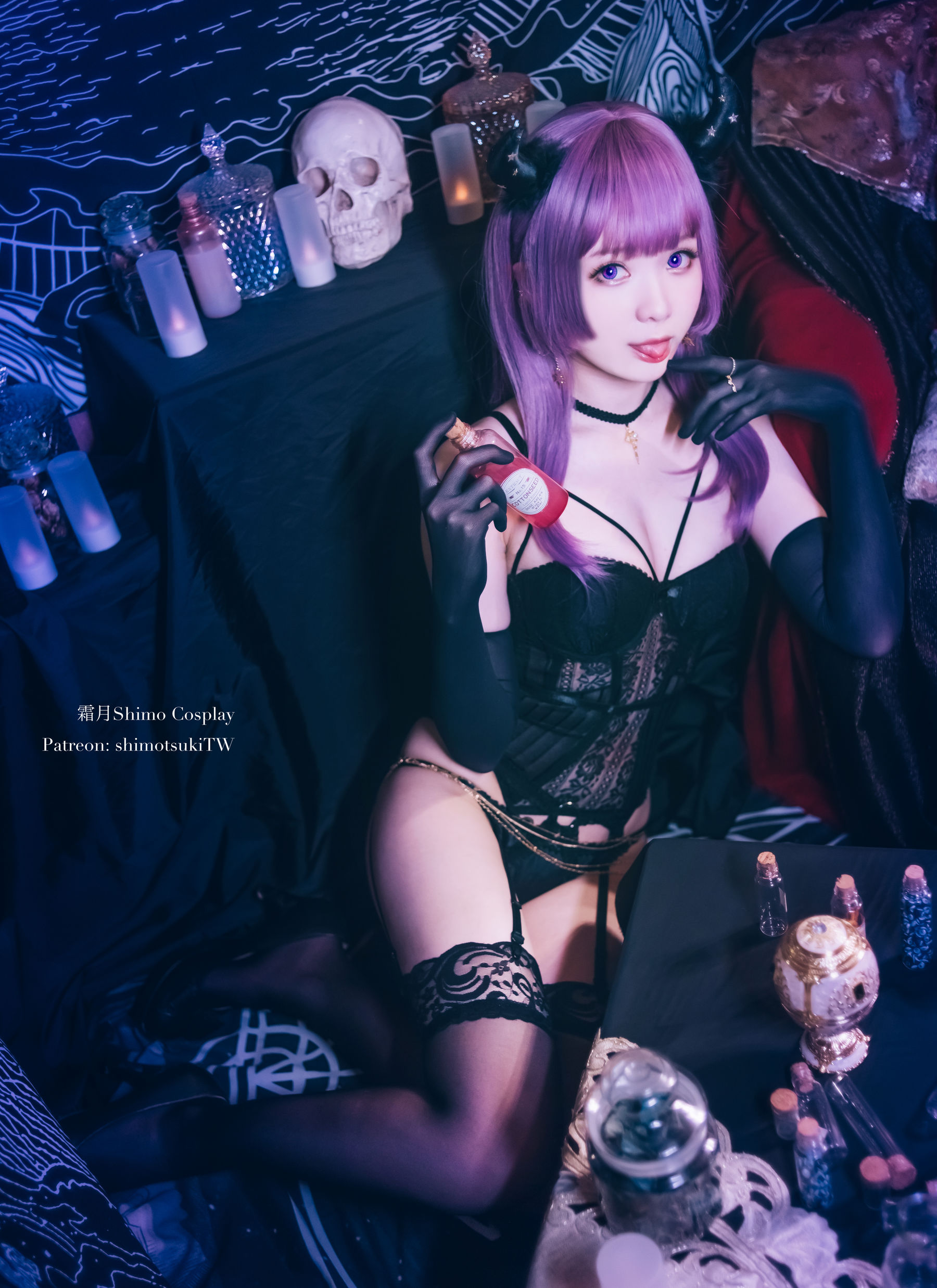微博妹纸霜月shimo – 内衣 Cosplay-第1张