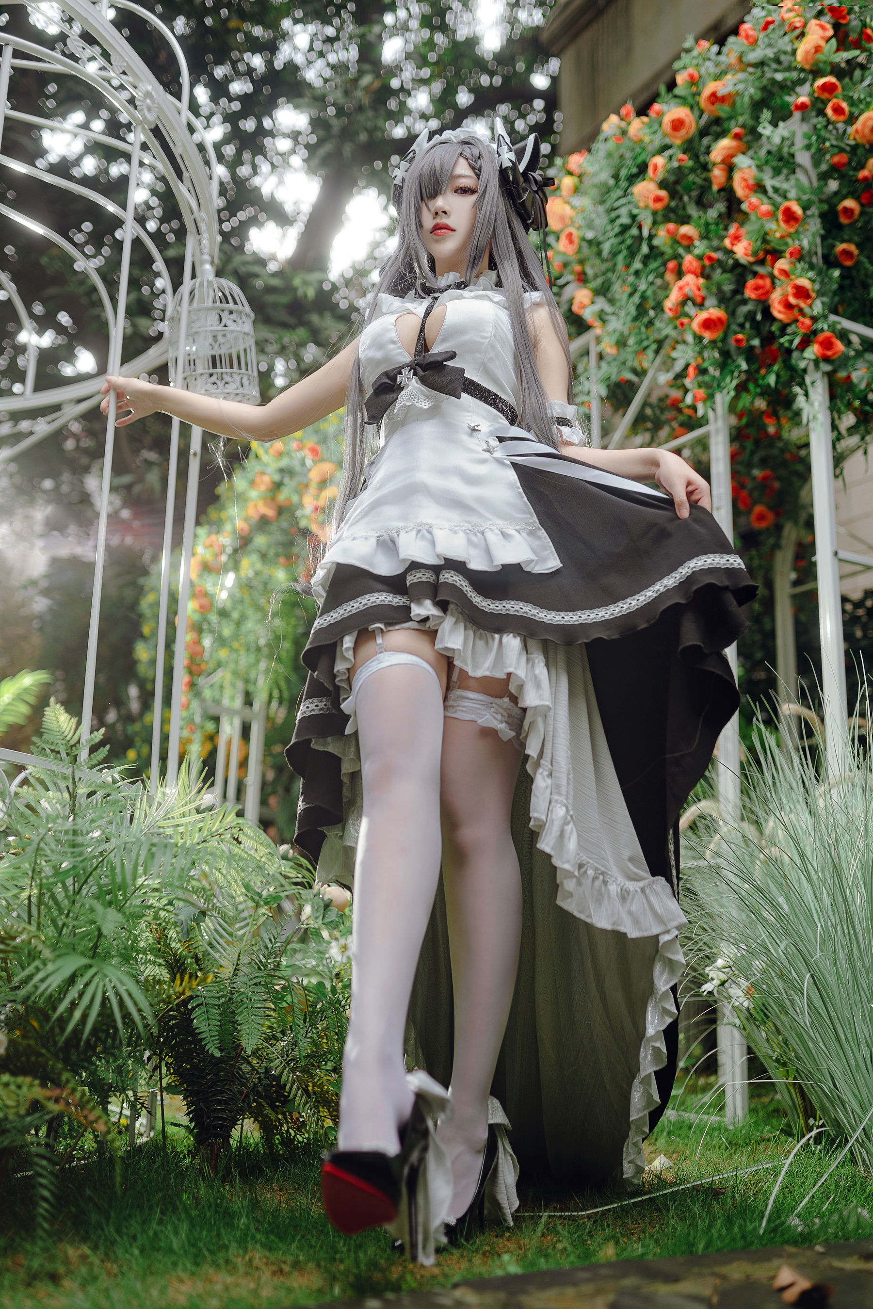 宫本桜 – 奥古斯特女仆装 Cosplay-第1张