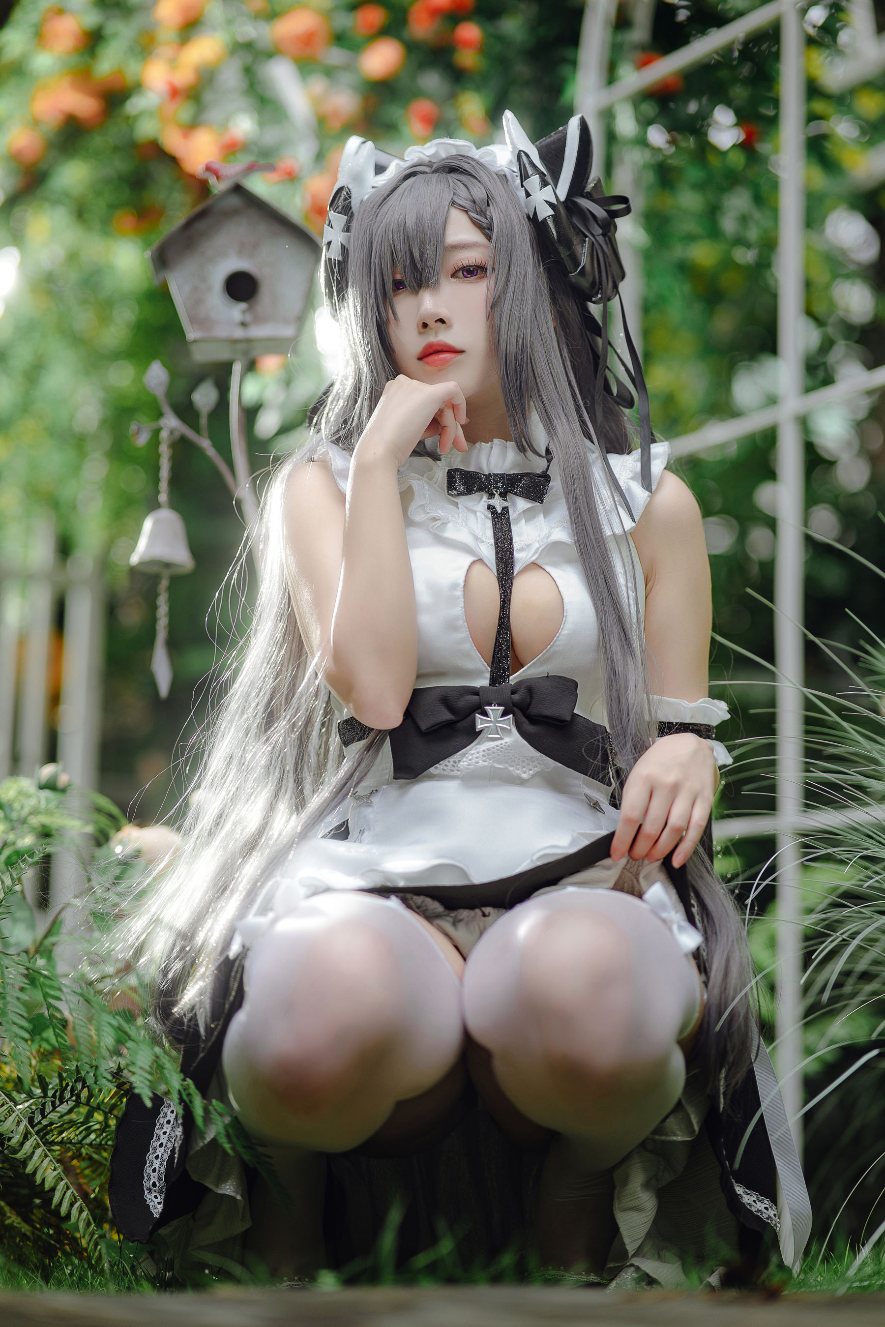 宫本桜 – 奥古斯特女仆装 Cosplay-第2张