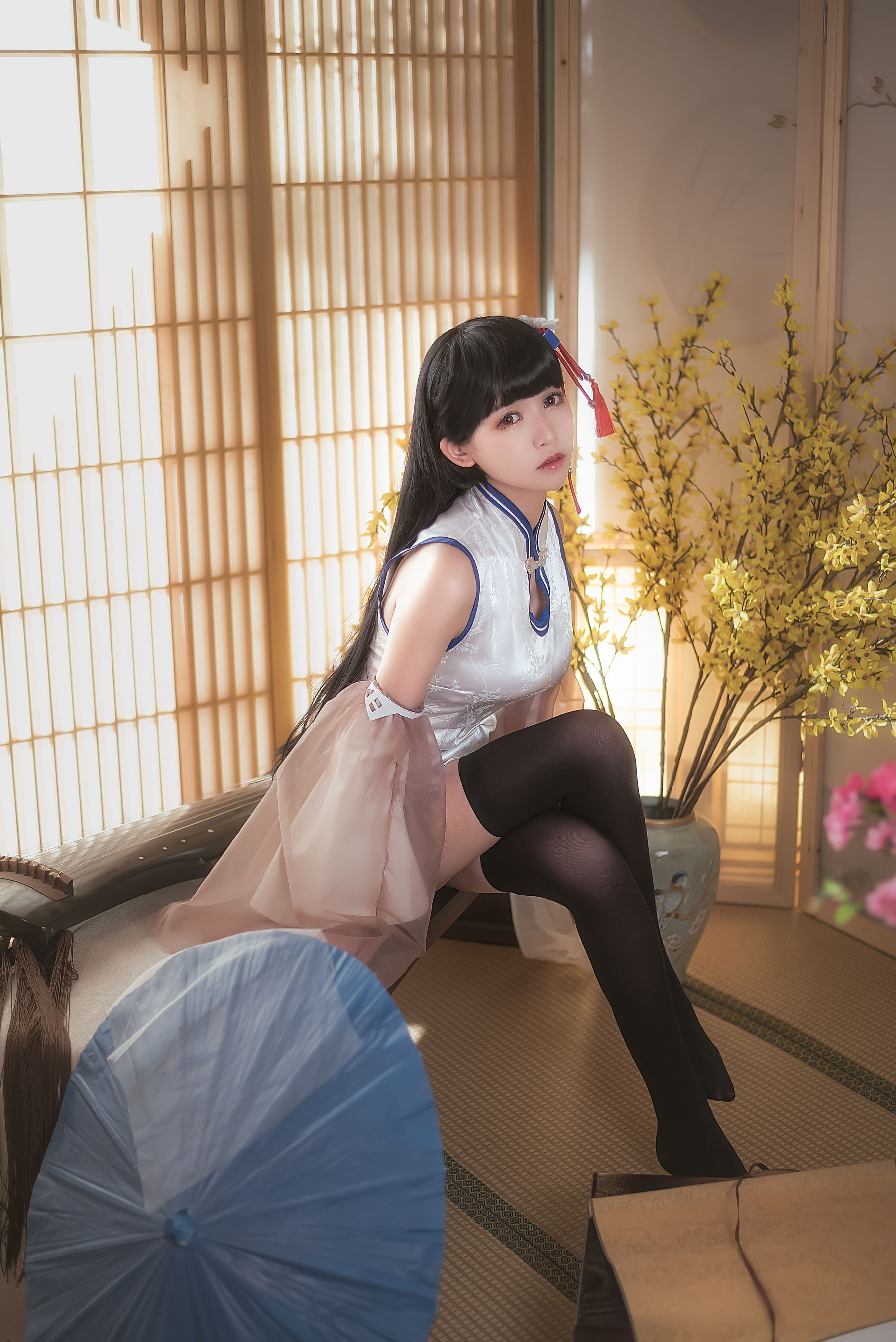 超人气Coser鳗鱼霏儿 碧蓝华裳 逸仙 Cosplay-第2张