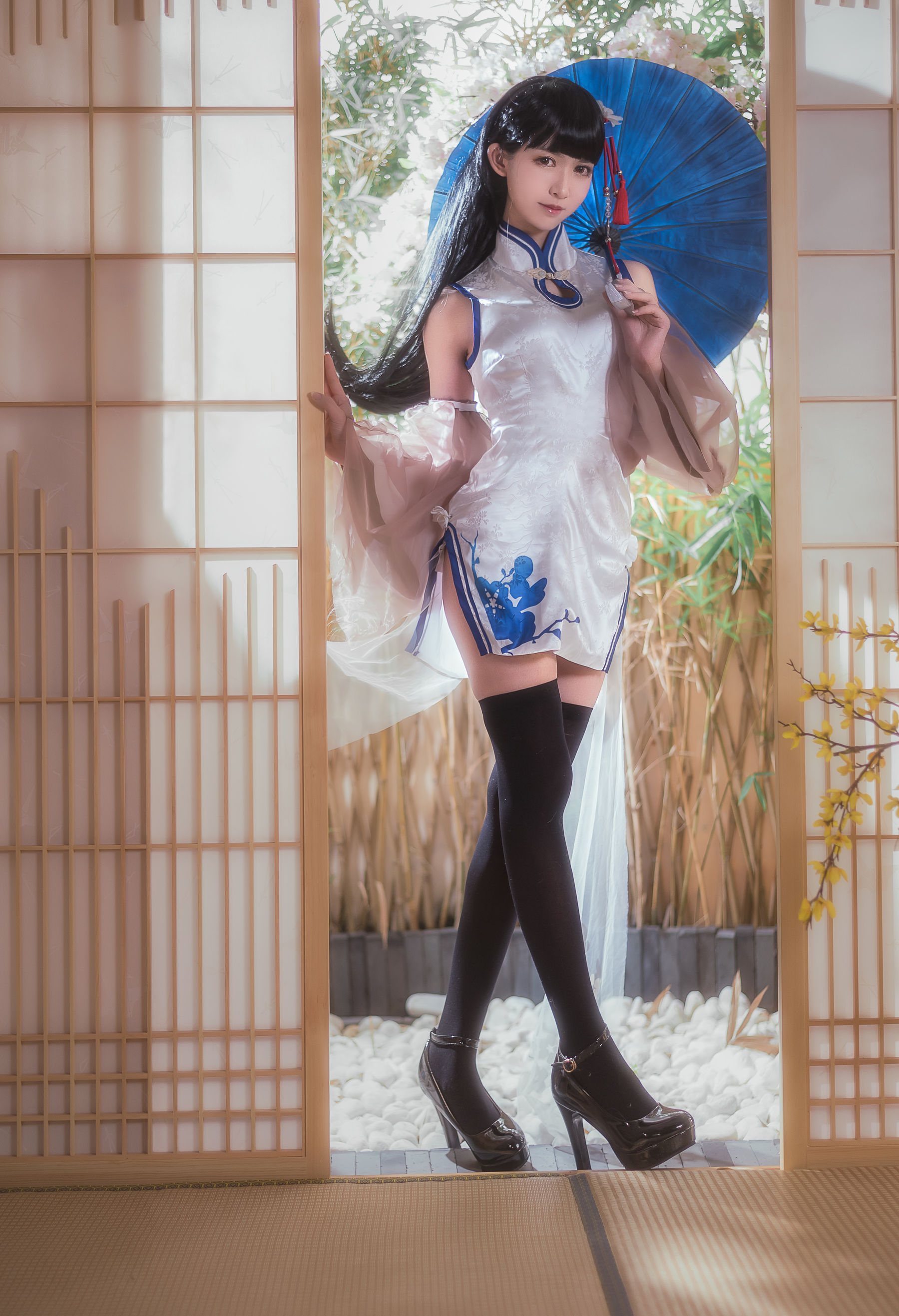 超人气Coser鳗鱼霏儿 碧蓝华裳 逸仙 Cosplay-第5张